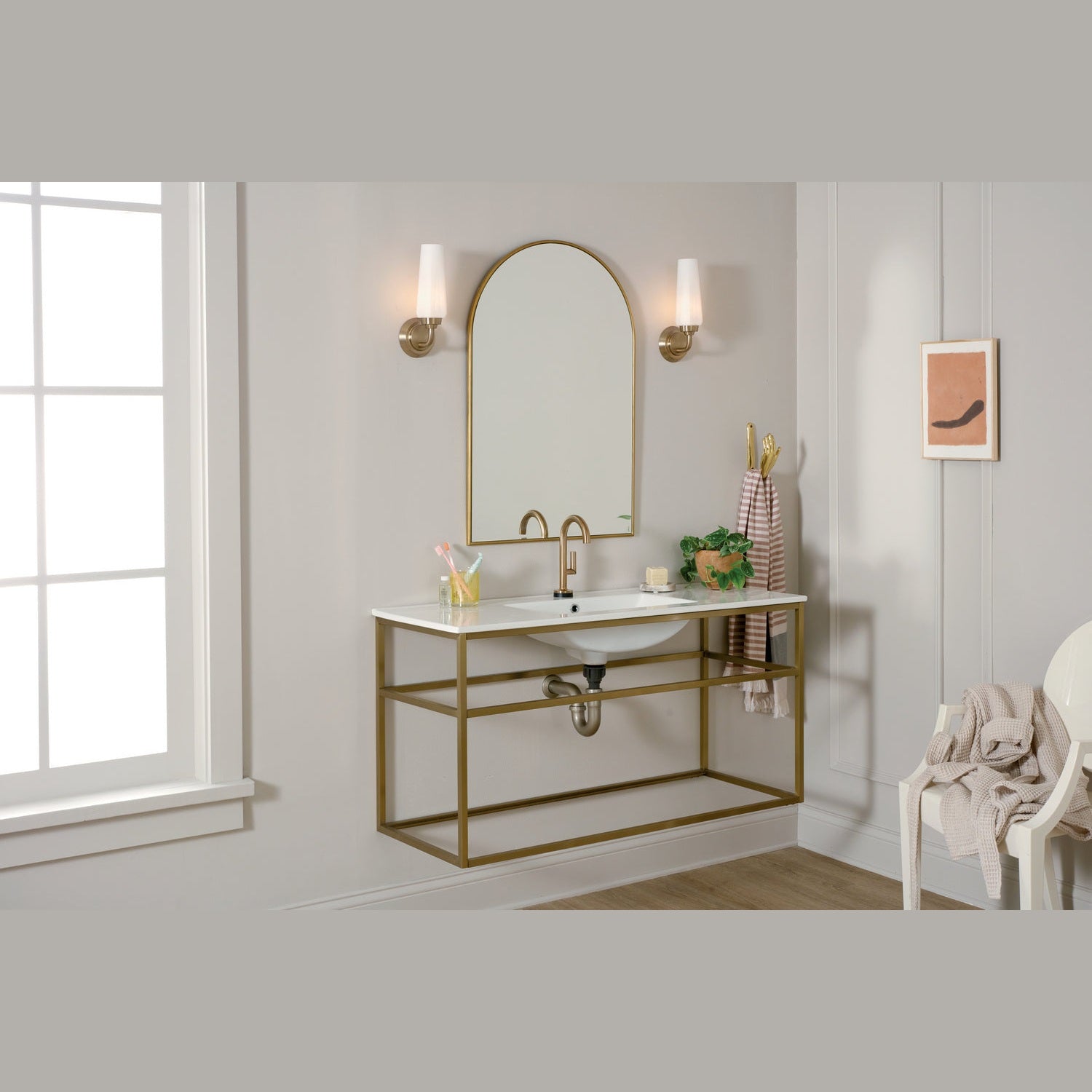 Kichler - 55073CPZ - One Light Wall Sconce - Truby - Champagne Bronze