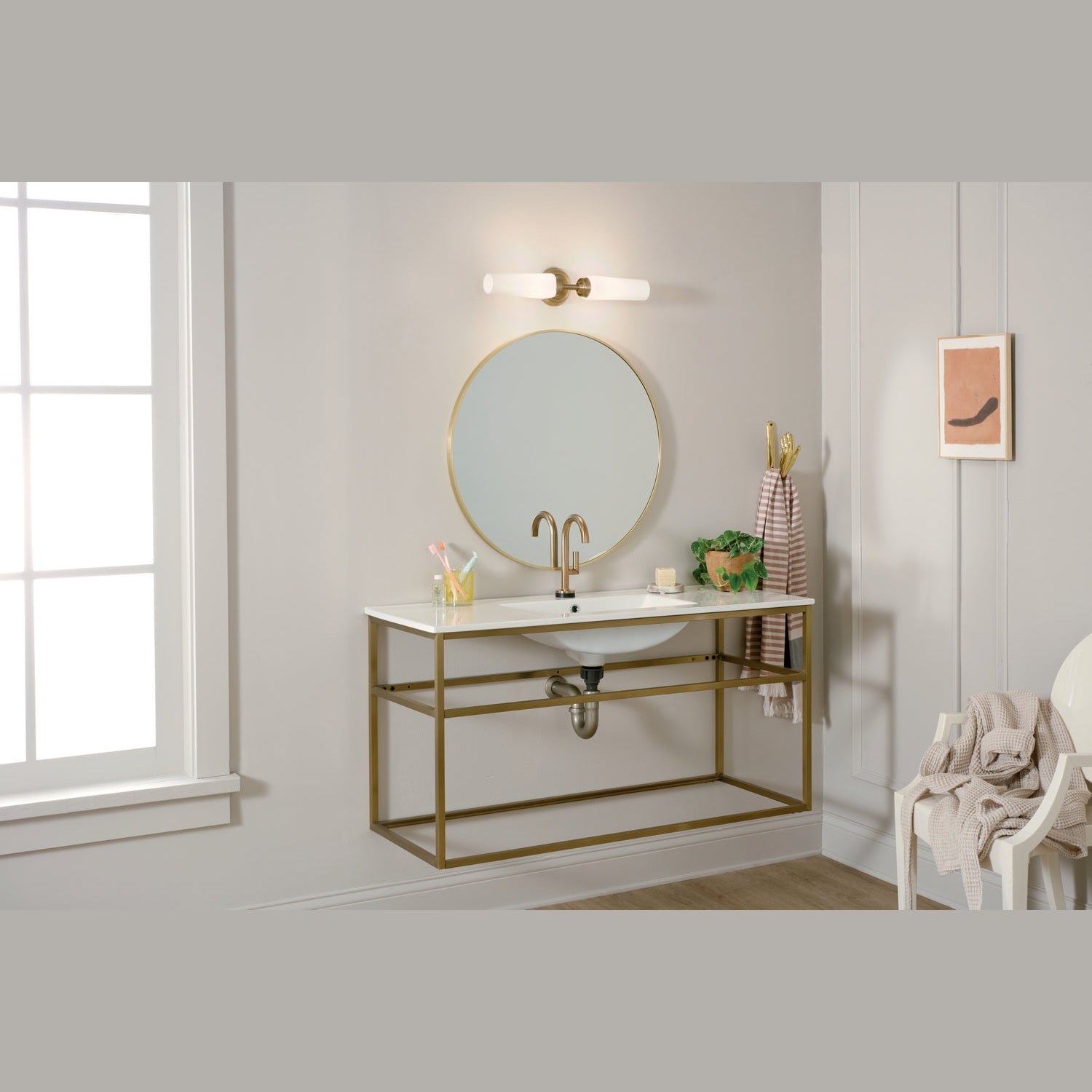 Kichler - 55074CPZ - Two Light Wall Sconce - Truby - Champagne Bronze