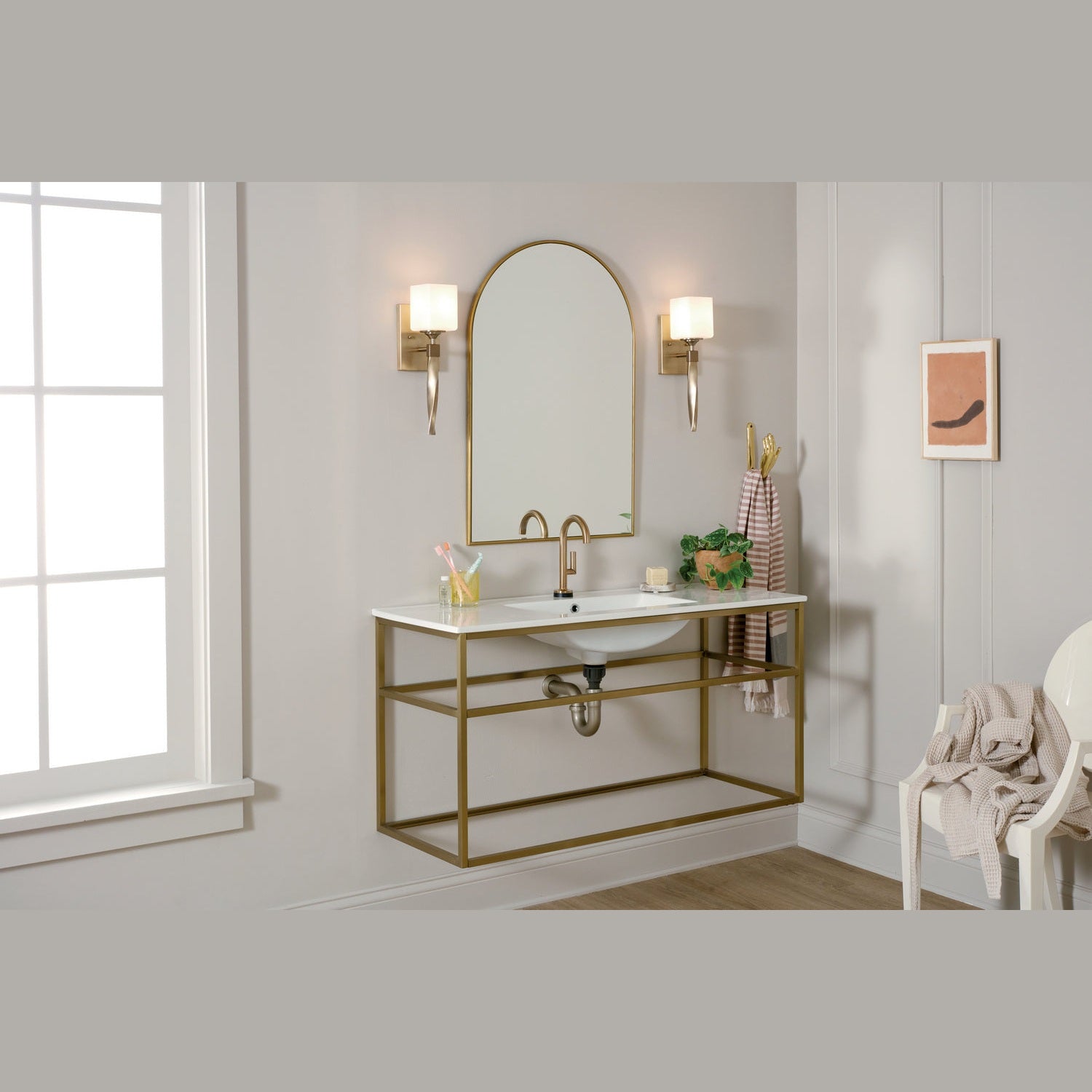 Kichler - 55000CPZ - One Light Wall Sconce - Marette - Champagne Bronze
