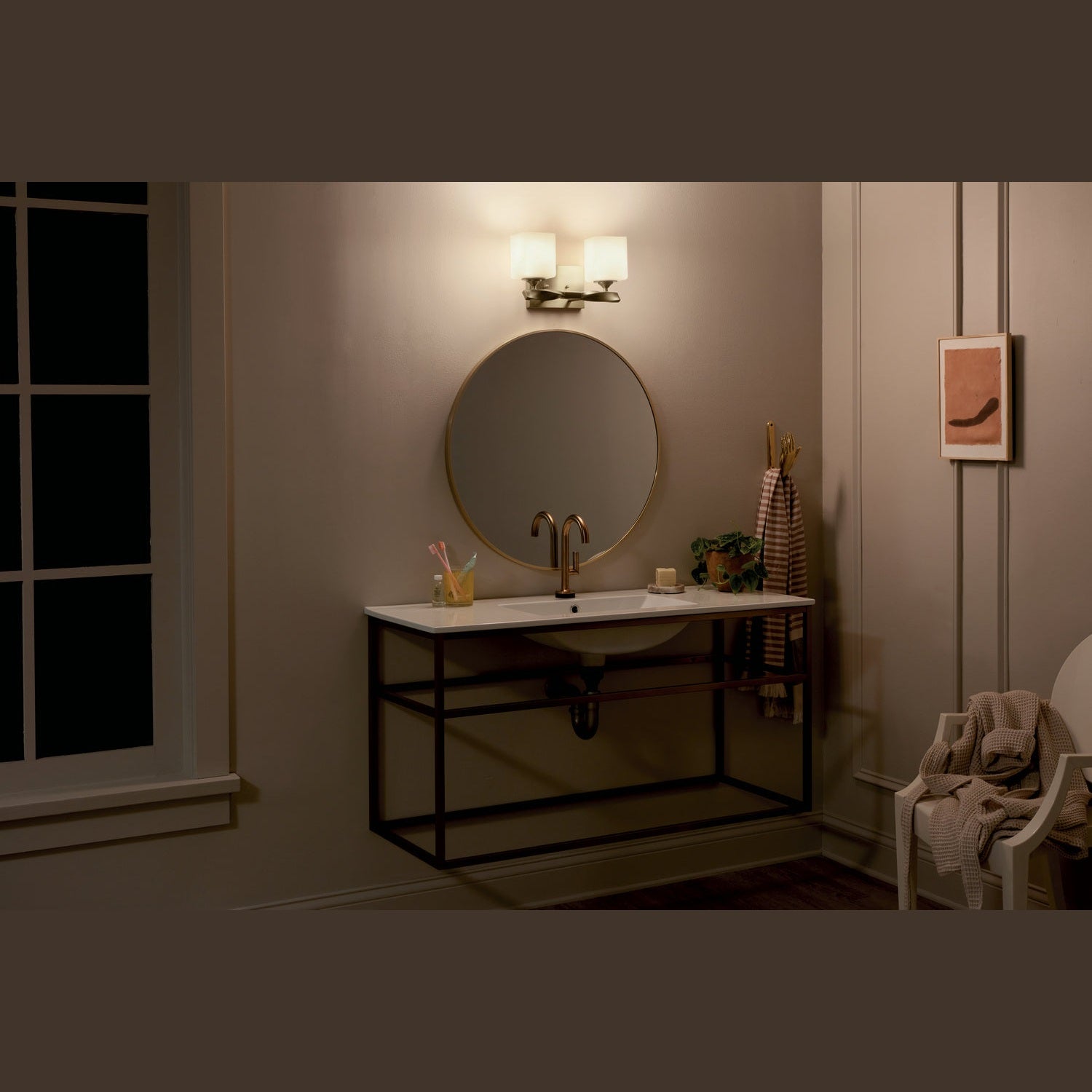 Kichler - 55001CPZ - Two Light Bath - Marette - Champagne Bronze