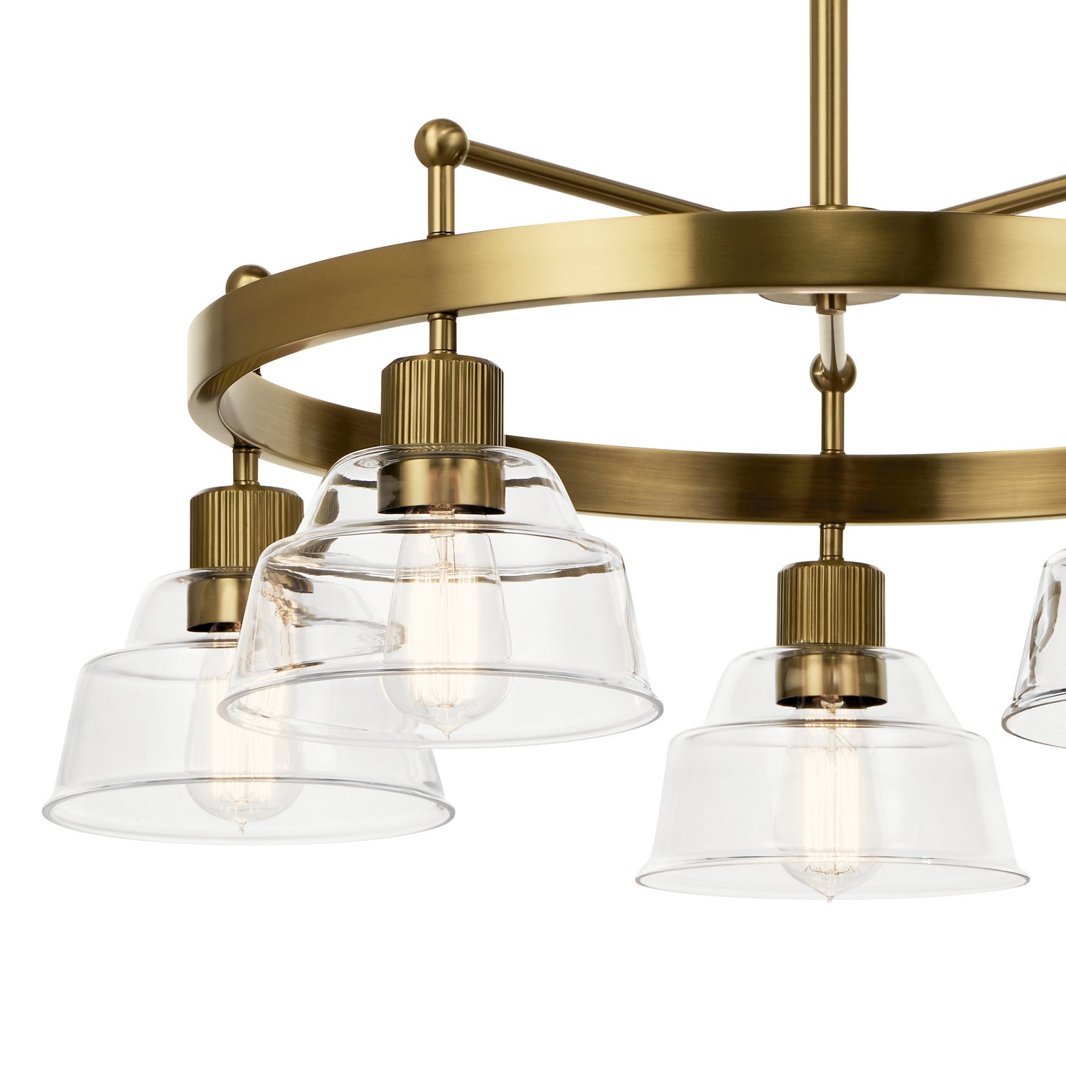 Kichler - 52403BNB - Five Light Chandelier - Eastmont - Brushed Brass