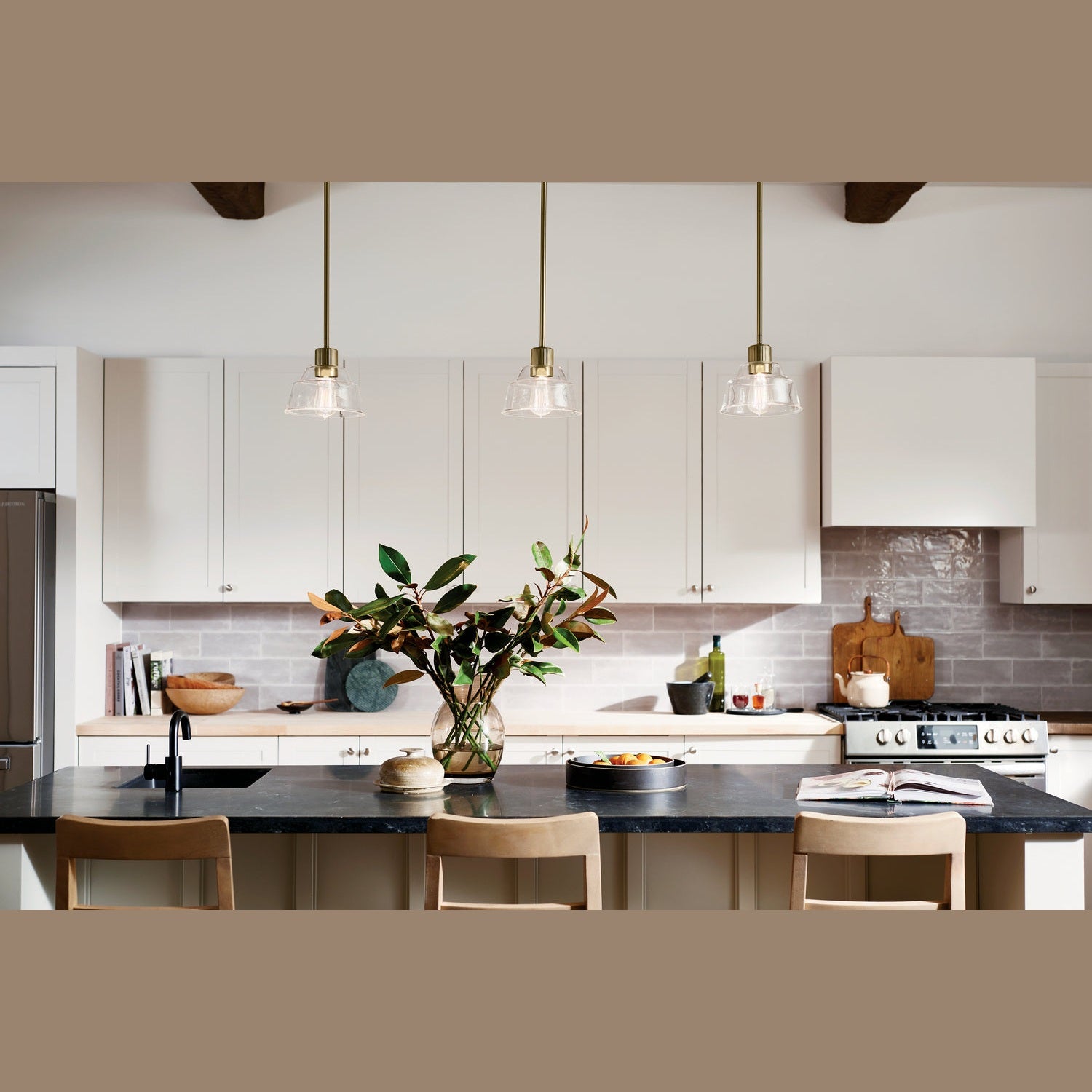 Kichler - 52405BNB - One Light Mini Pendant - Eastmont - Brushed Brass