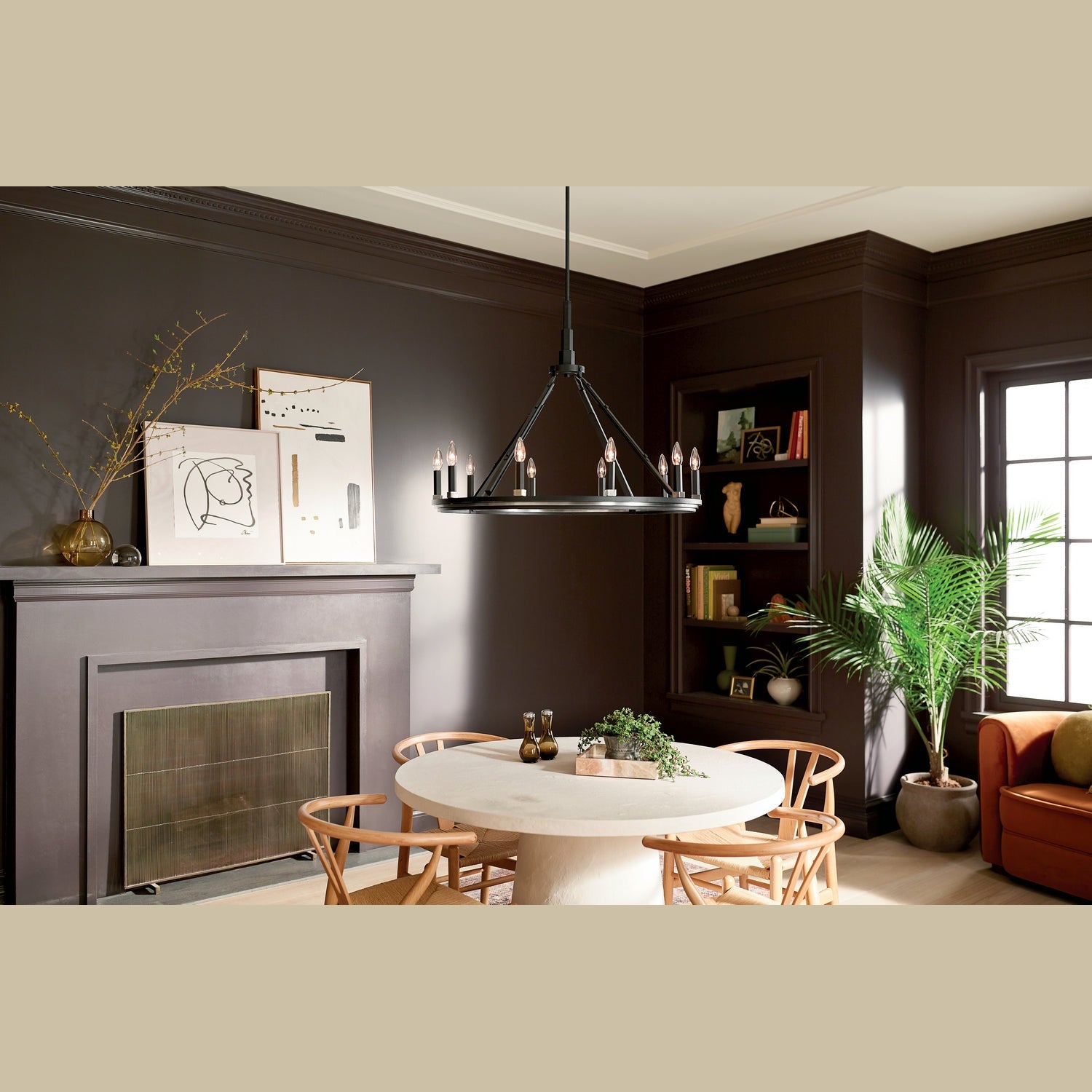 Kichler - 52421BK - Ten Light Chandelier - Emmala - Black