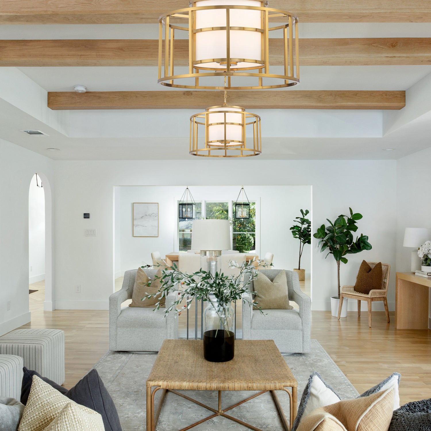 Crystorama - 9595-LG - Five Light Chandelier - Hulton - Luxe Gold