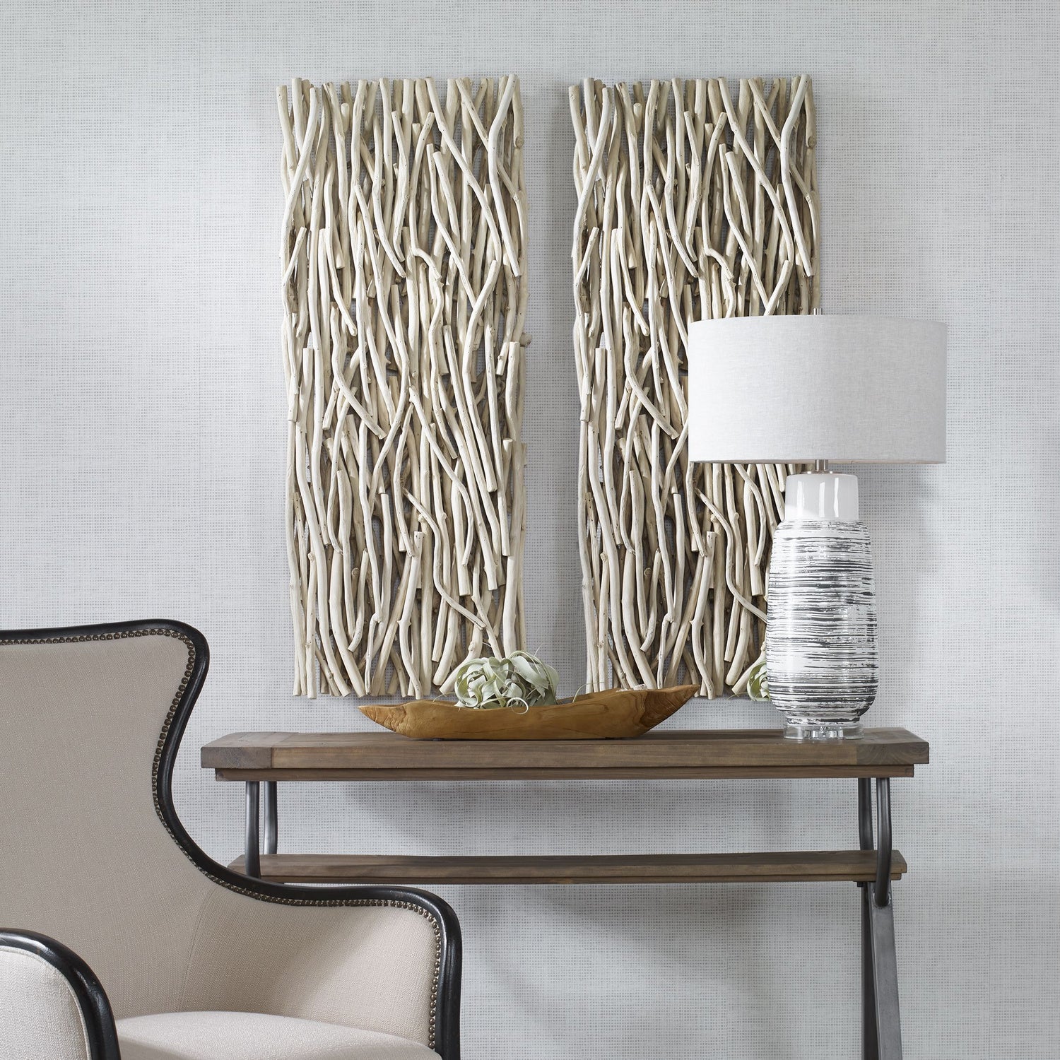 Uttermost - 04326 - Wall Decor - Gathered Teak - Refreshing Bleached