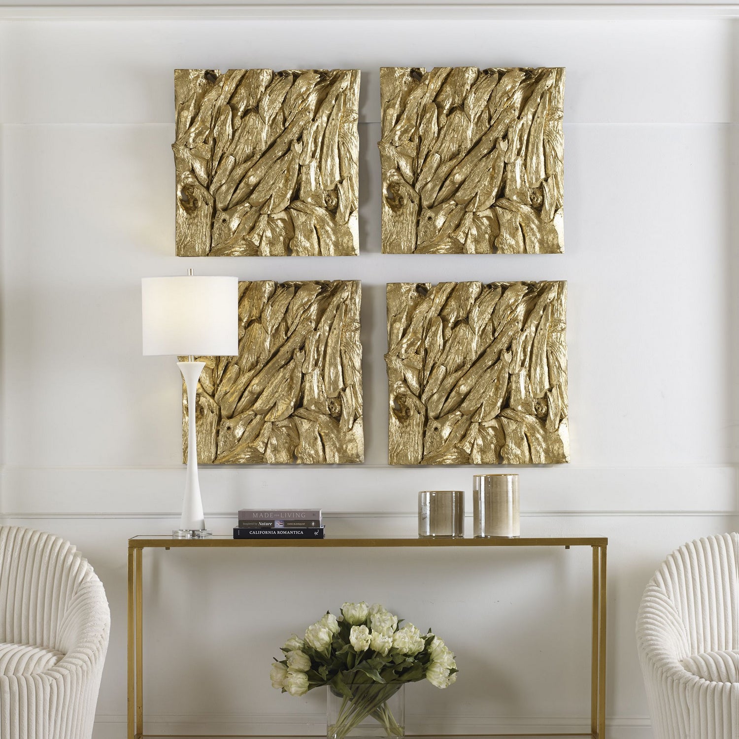 Uttermost - 04327 - Wall Decor - Rio - Gold Leaf