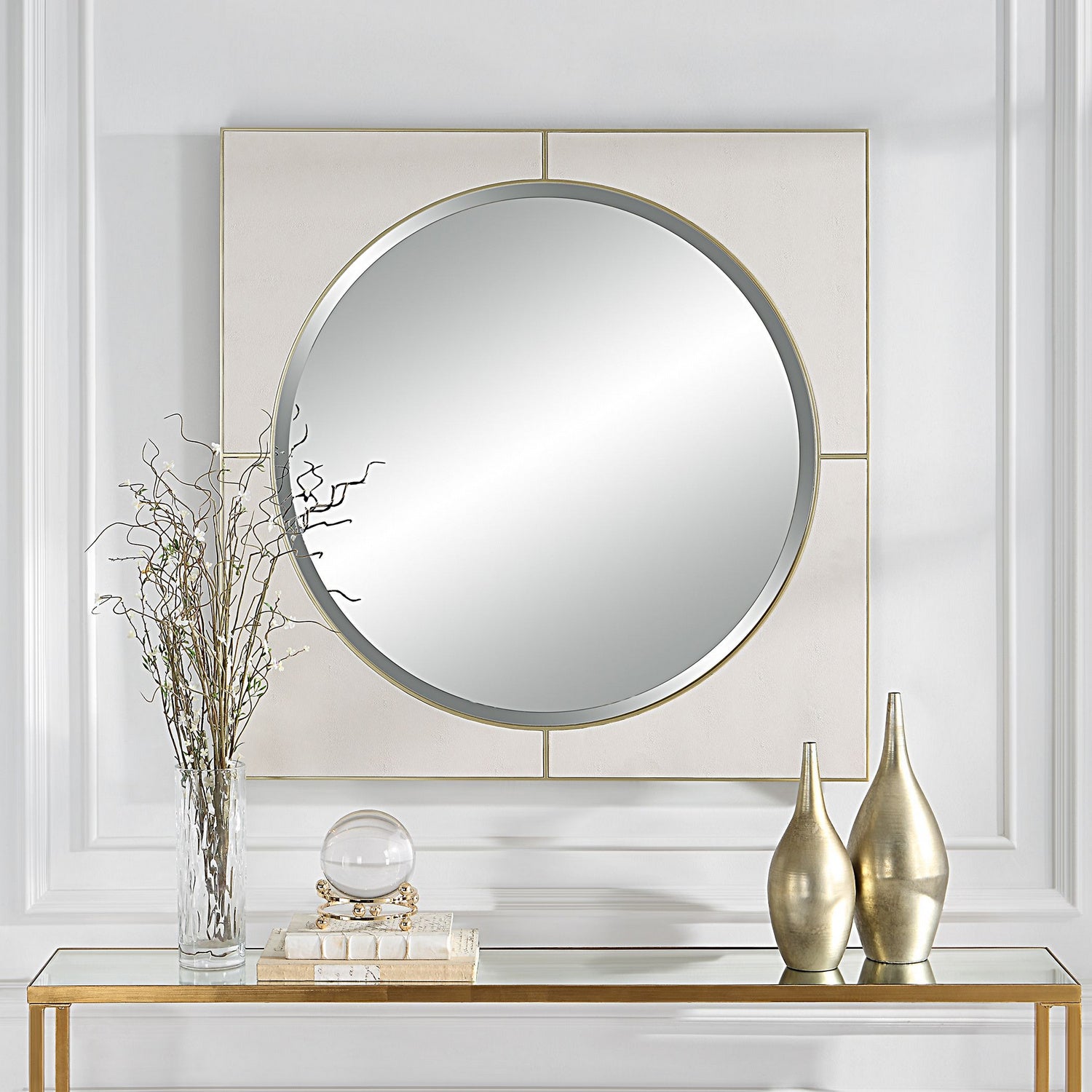 Uttermost - 09817 - Mirror - Cyprus - White