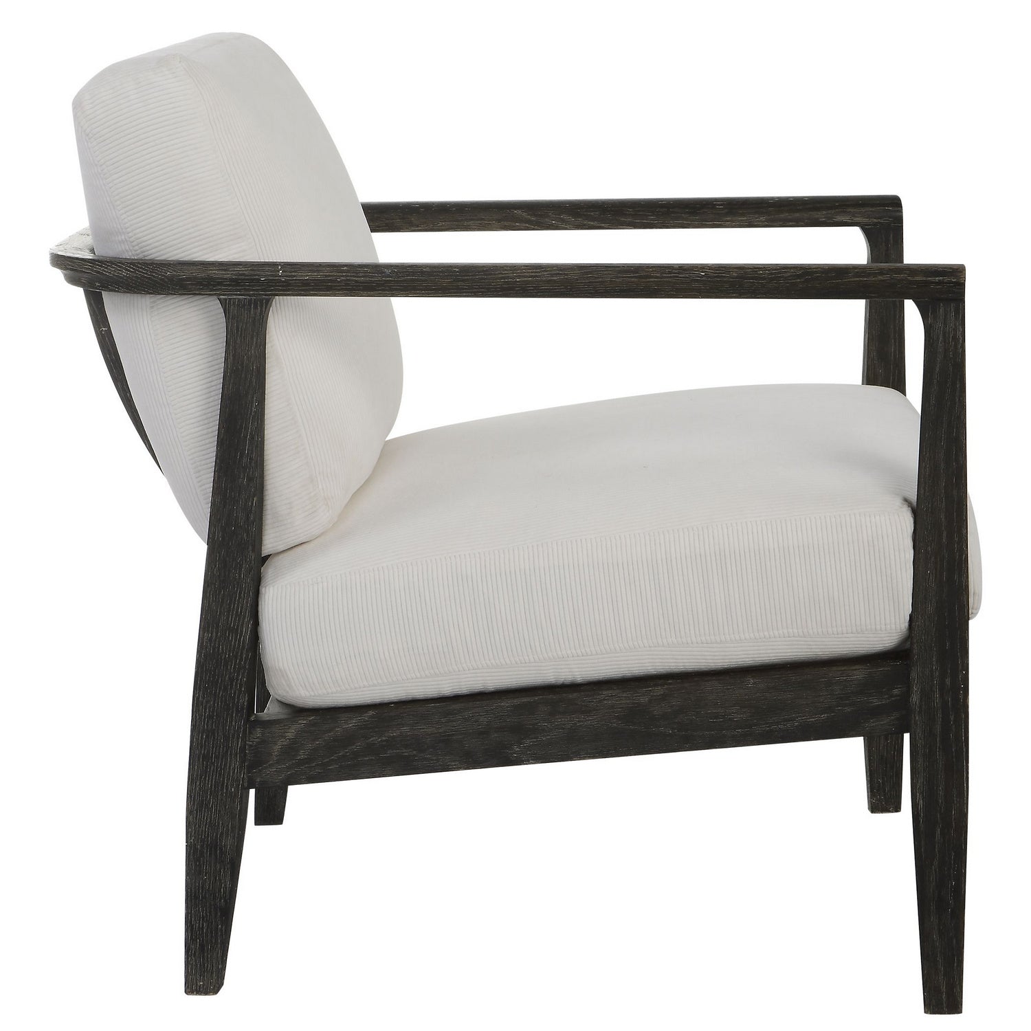 Uttermost - 23696 - Accent Chair - Brunei - Solid Oak Wood