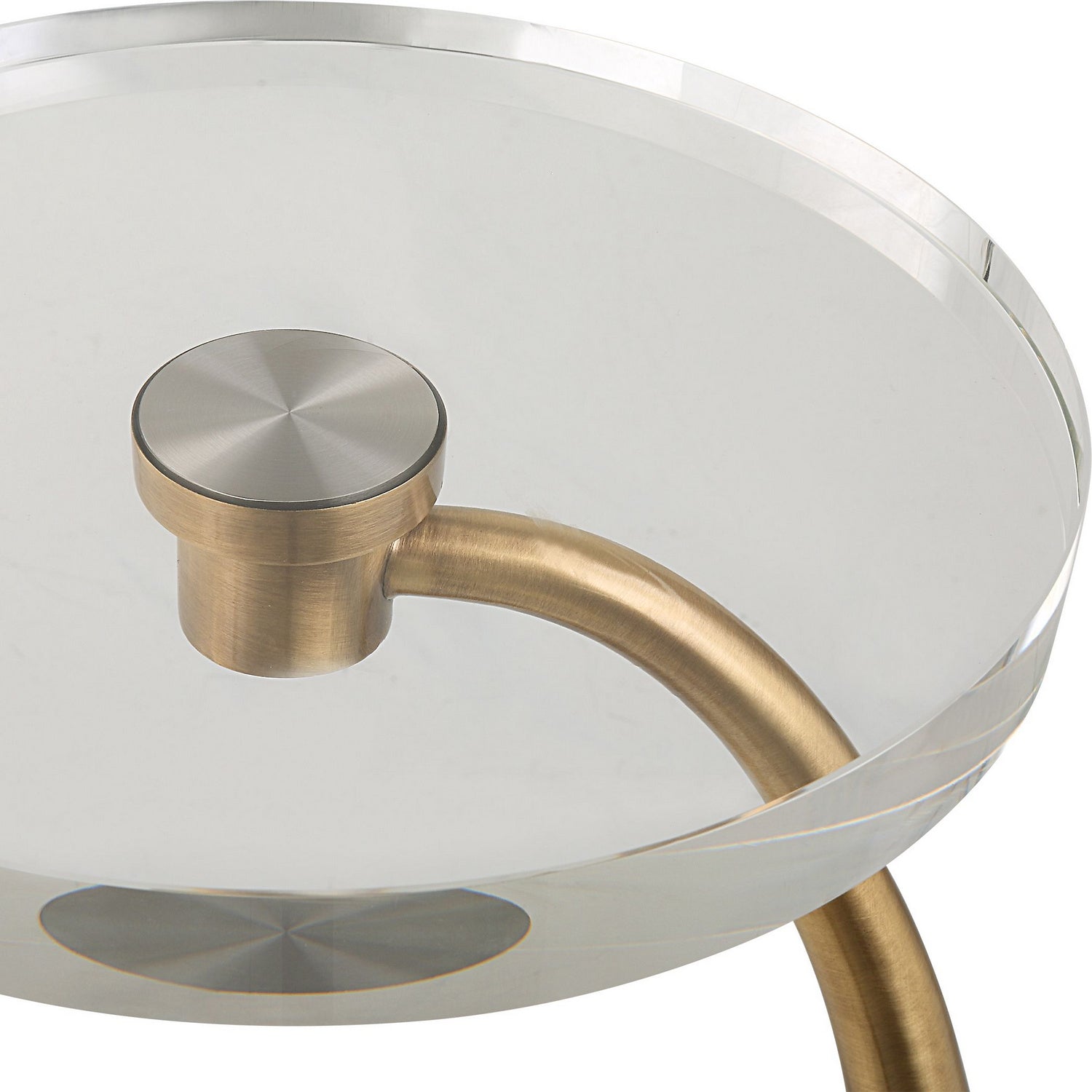 Uttermost - 25227 - Drink Table - Waveney - Antique Brass