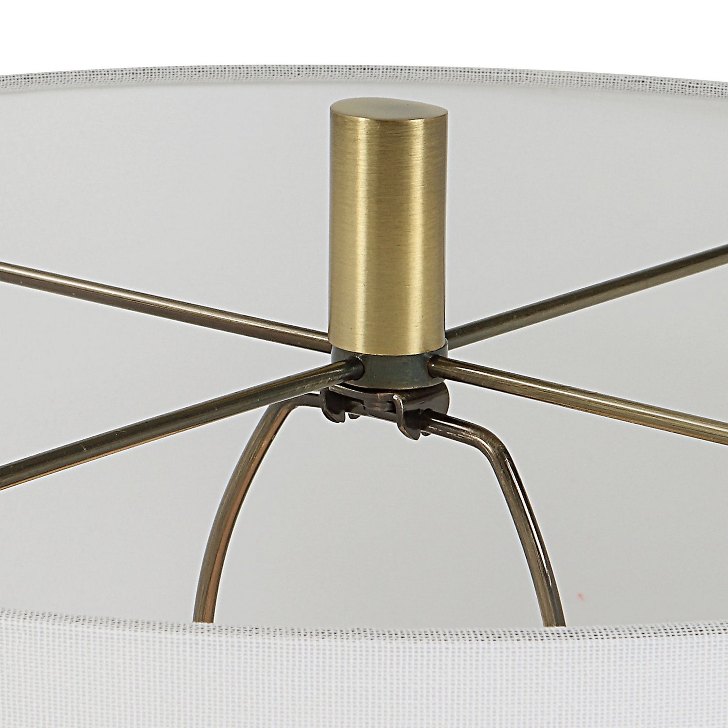 Uttermost - 30102 - One Light Floor Lamp - Summit - Antique Brass