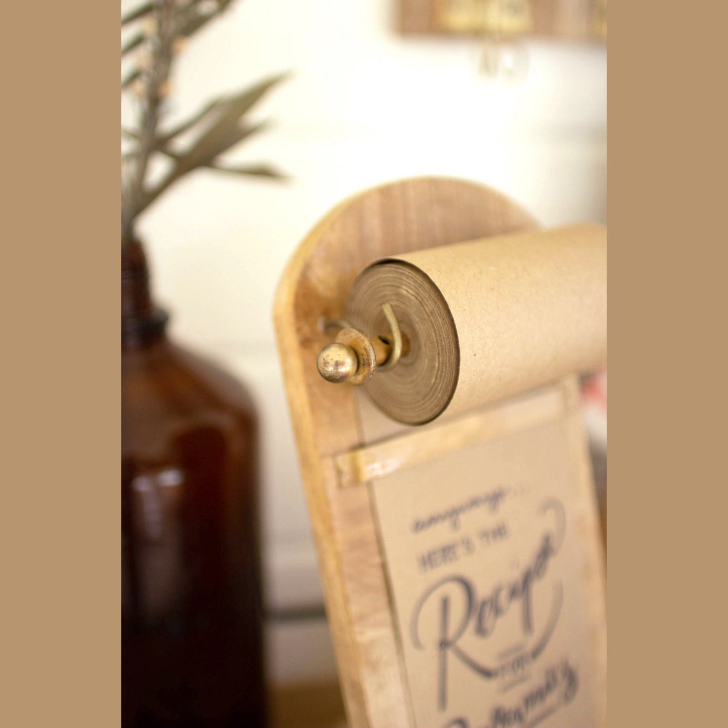Kalalou - NDE1465 - Table Top Note Roll - Tan