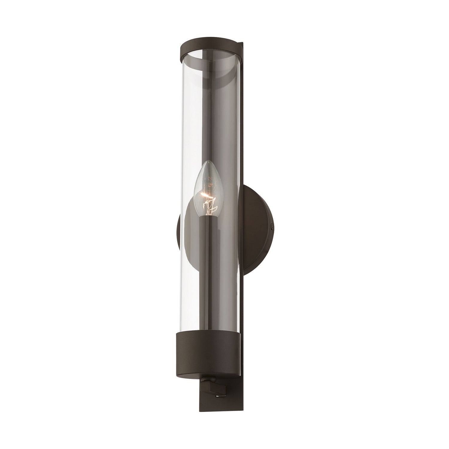 Livex Lighting - 10142-07 - One Light Wall Sconce - Castleton - Bronze