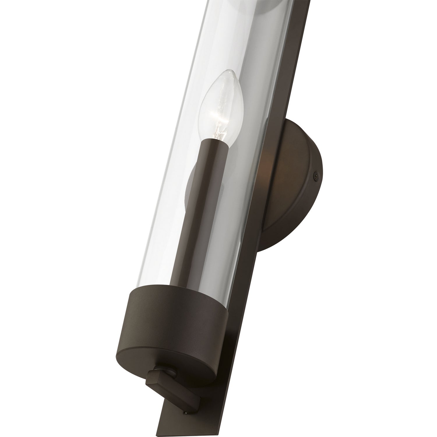 Livex Lighting - 10142-07 - One Light Wall Sconce - Castleton - Bronze