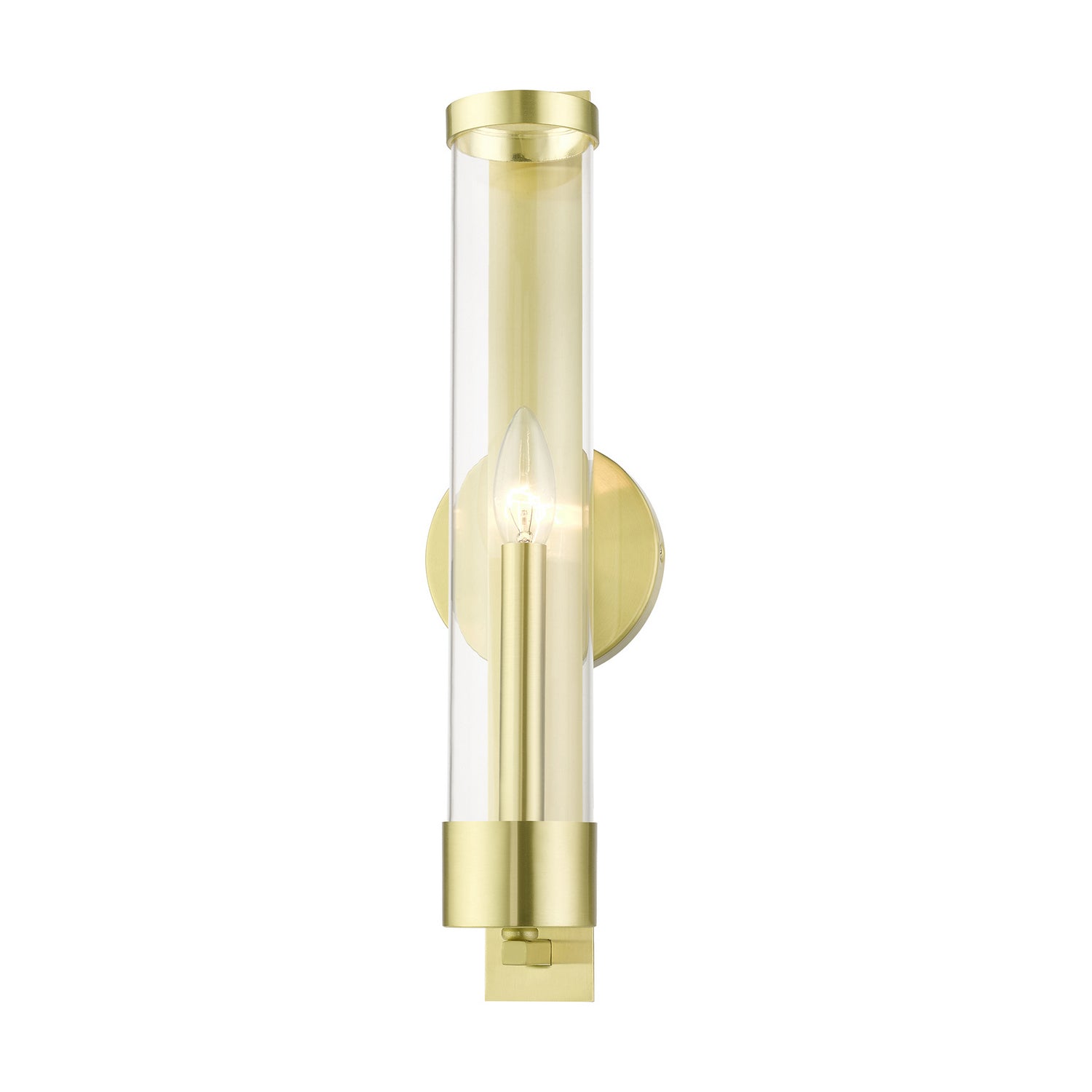 Livex Lighting - 10142-12 - One Light Wall Sconce - Castleton - Satin Brass