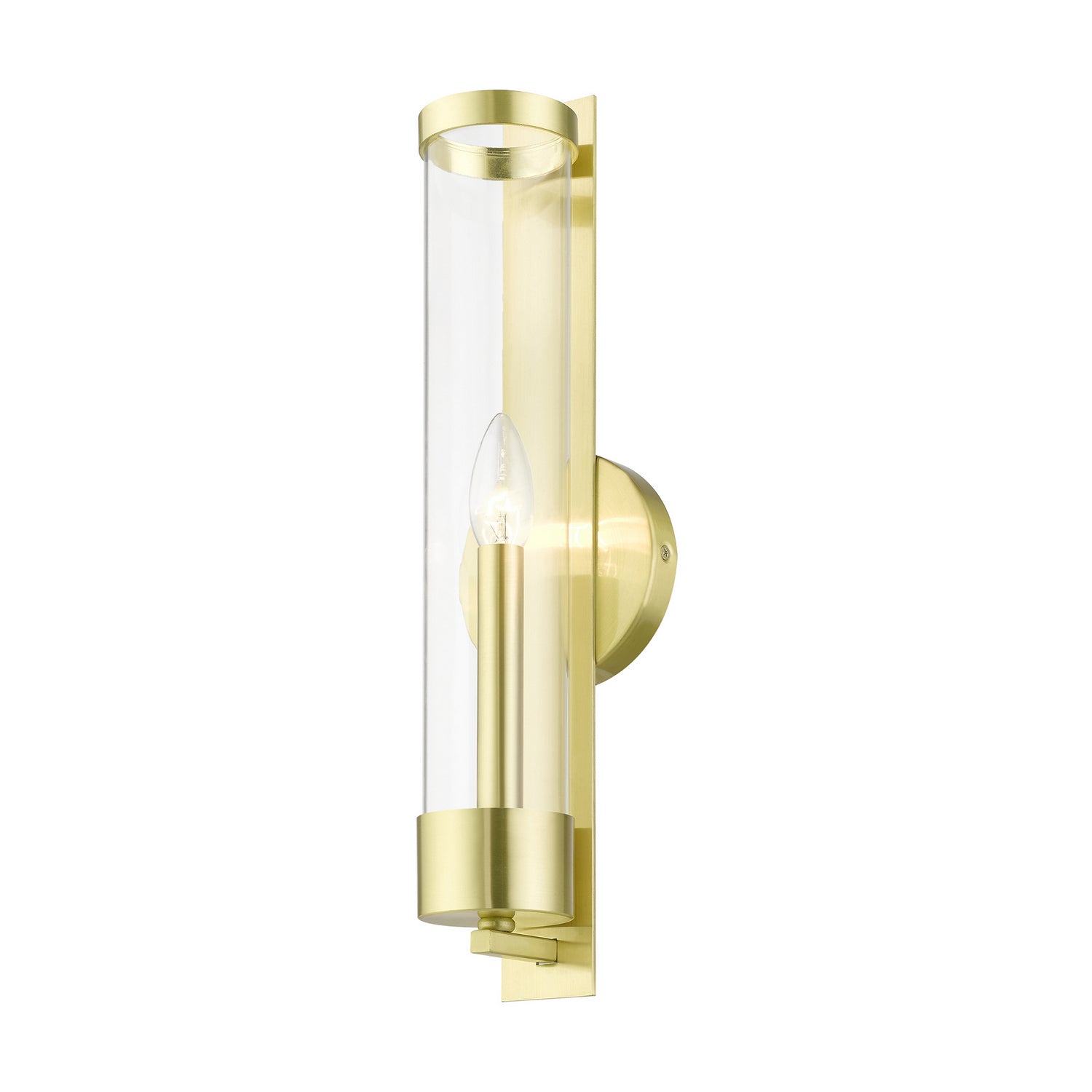Livex Lighting - 10142-12 - One Light Wall Sconce - Castleton - Satin Brass