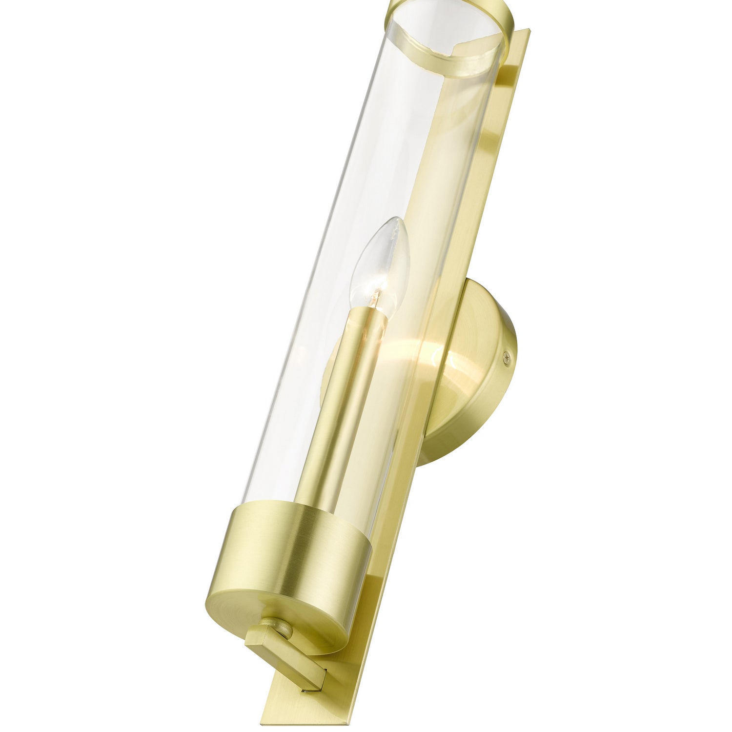 Livex Lighting - 10142-12 - One Light Wall Sconce - Castleton - Satin Brass