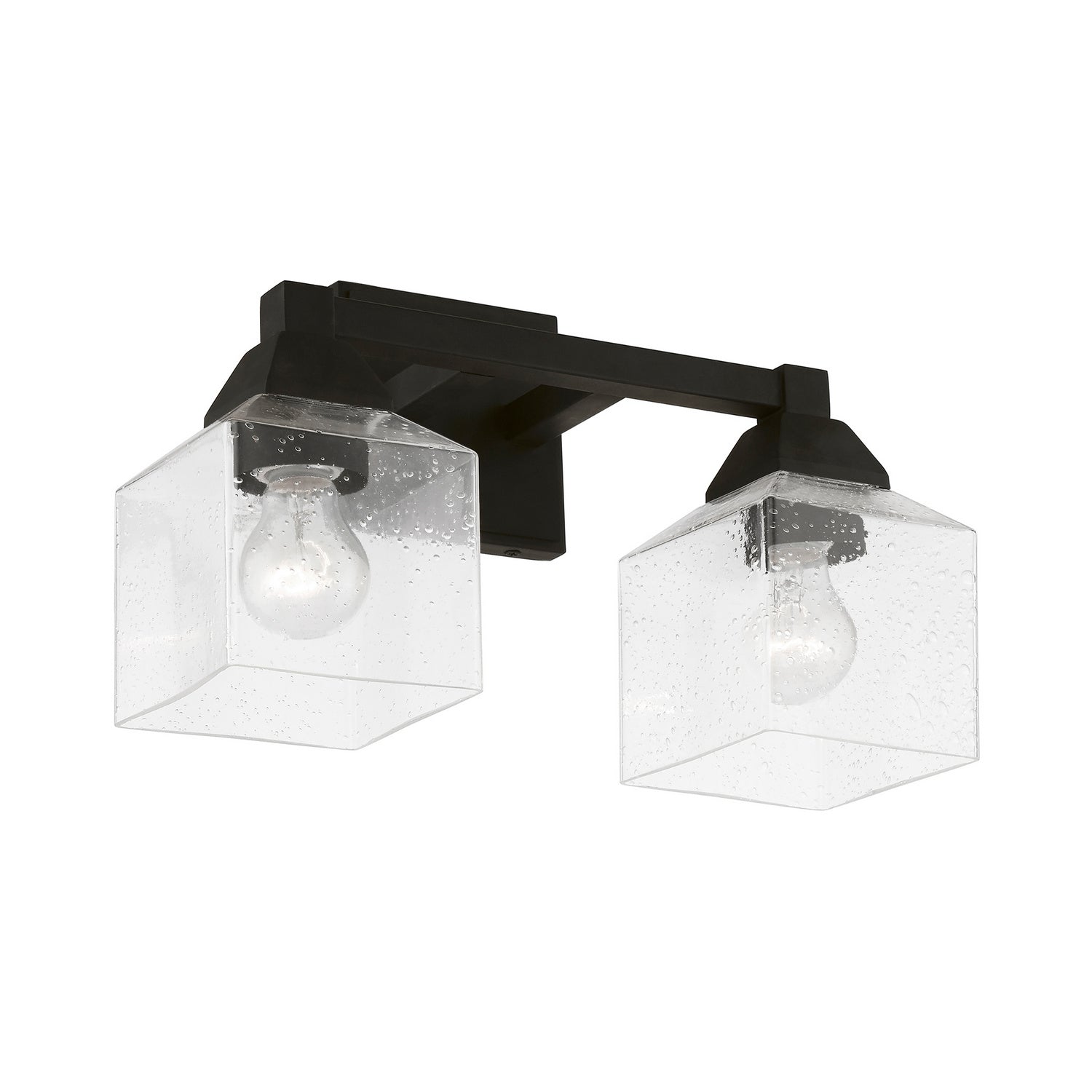 Livex Lighting - 10382-04 - Two Light Vanity Sconce - Aragon - Black