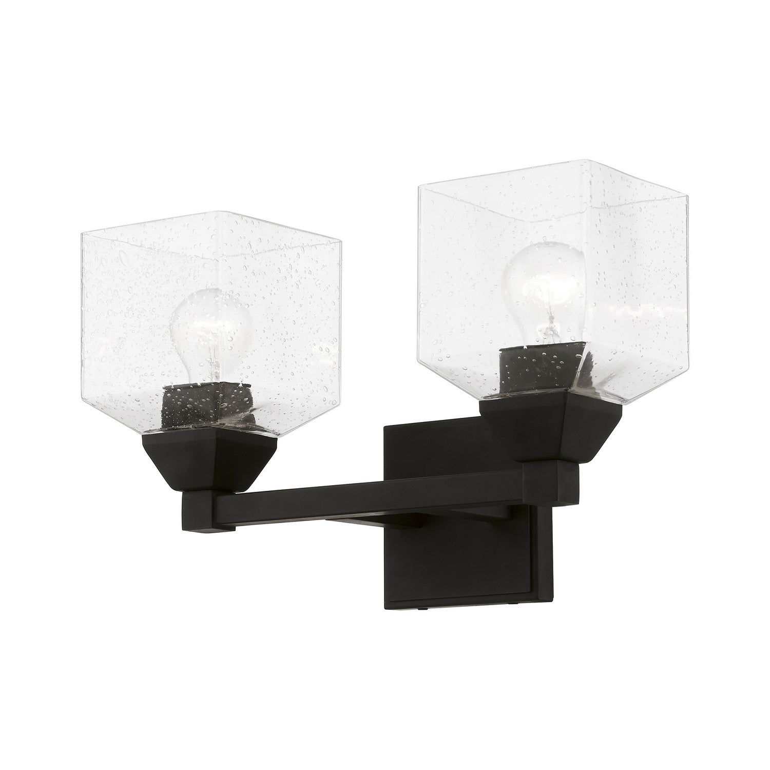 Livex Lighting - 10382-04 - Two Light Vanity Sconce - Aragon - Black