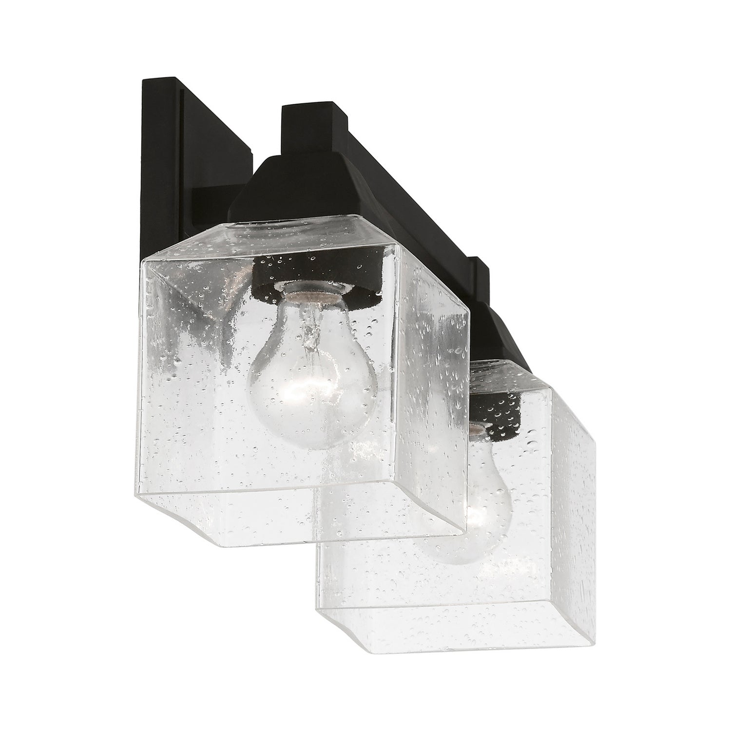 Livex Lighting - 10382-04 - Two Light Vanity Sconce - Aragon - Black