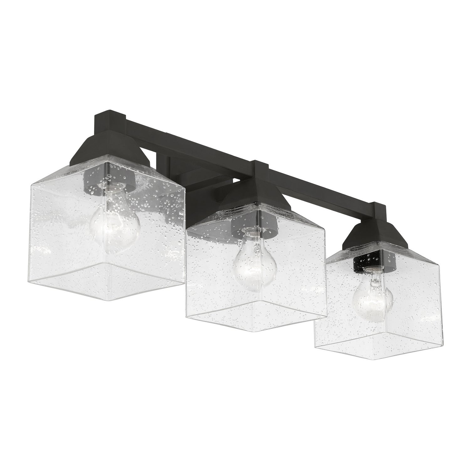 Livex Lighting - 10383-04 - Three Light Vanity Sconce - Aragon - Black