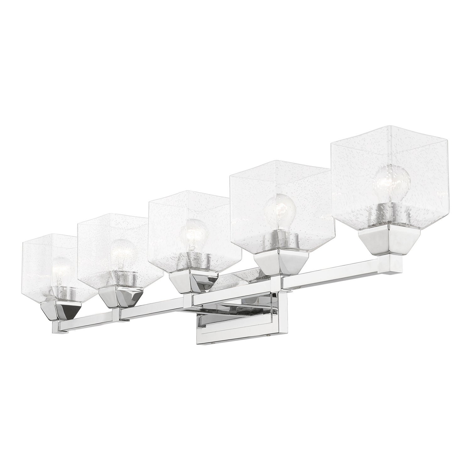 Livex Lighting - 10385-05 - Five Light Vanity Sconce - Aragon - Polished Chrome