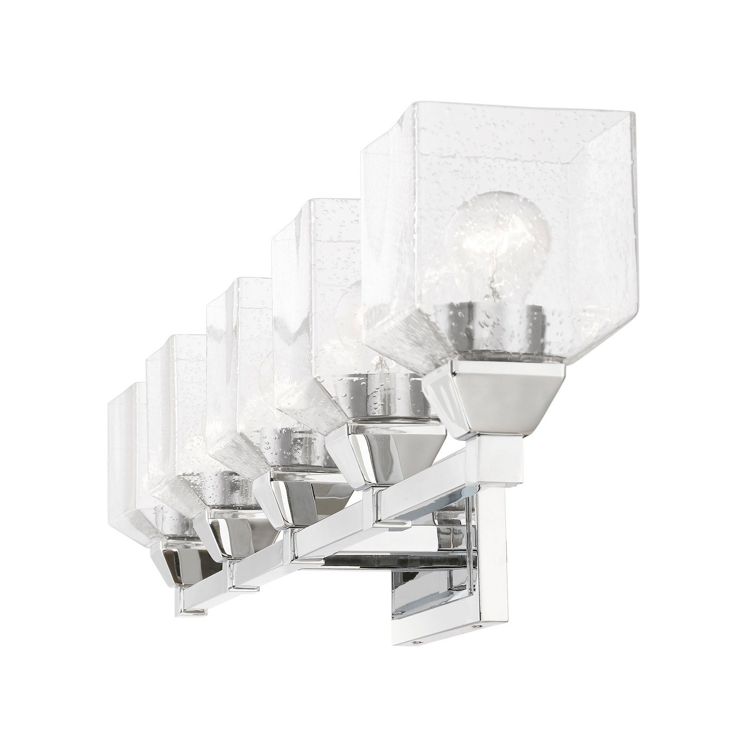 Livex Lighting - 10385-05 - Five Light Vanity Sconce - Aragon - Polished Chrome
