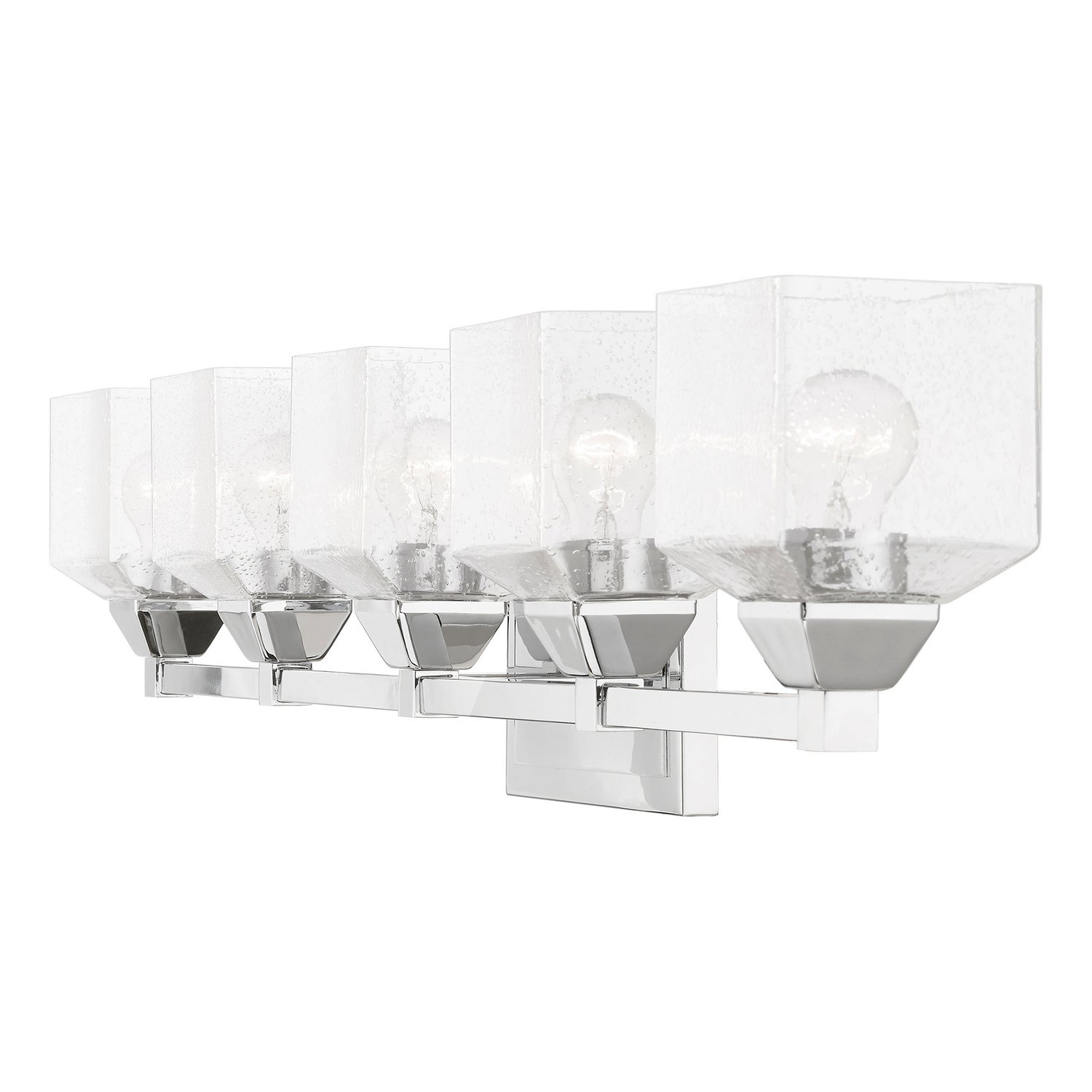 Livex Lighting - 10385-05 - Five Light Vanity Sconce - Aragon - Polished Chrome