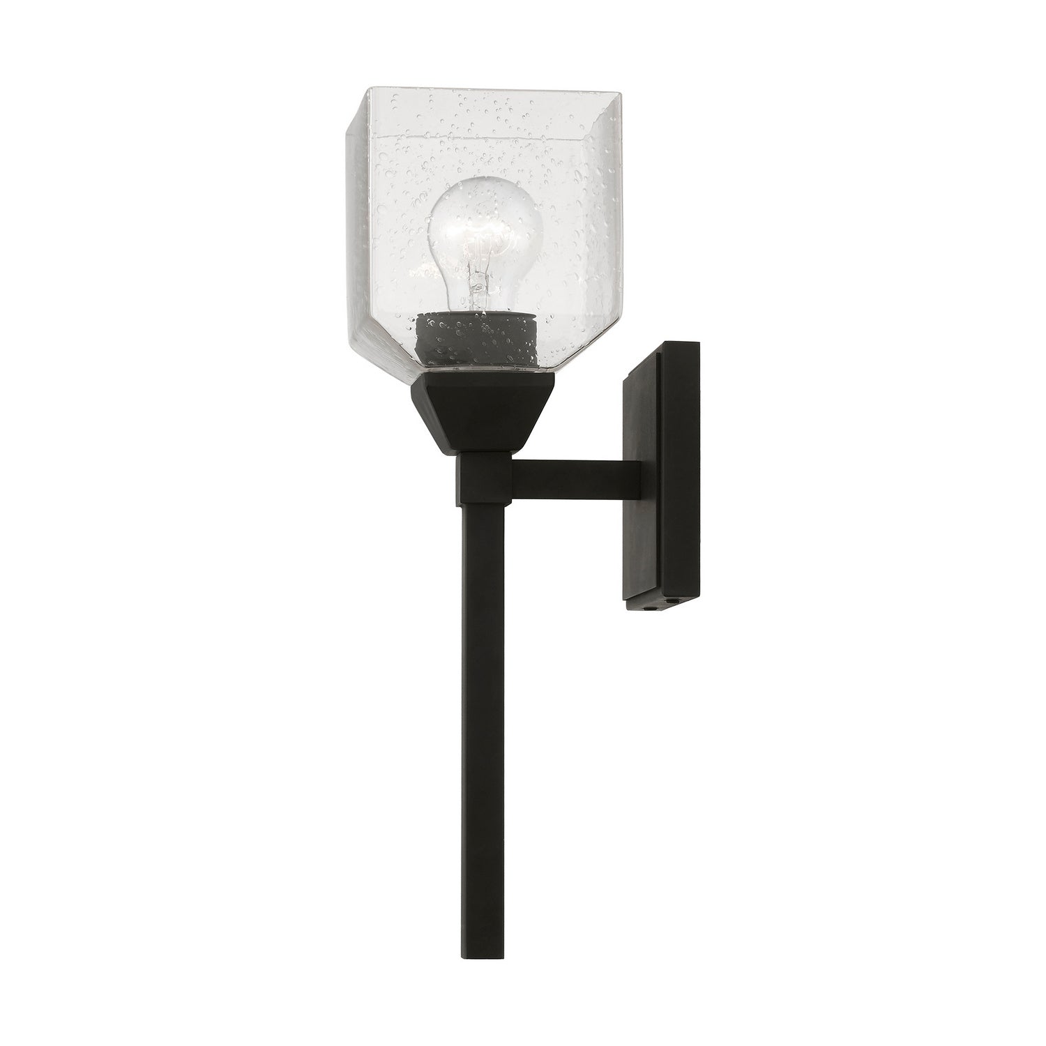 Livex Lighting - 10389-04 - One Light Vanity Sconce - Aragon - Black