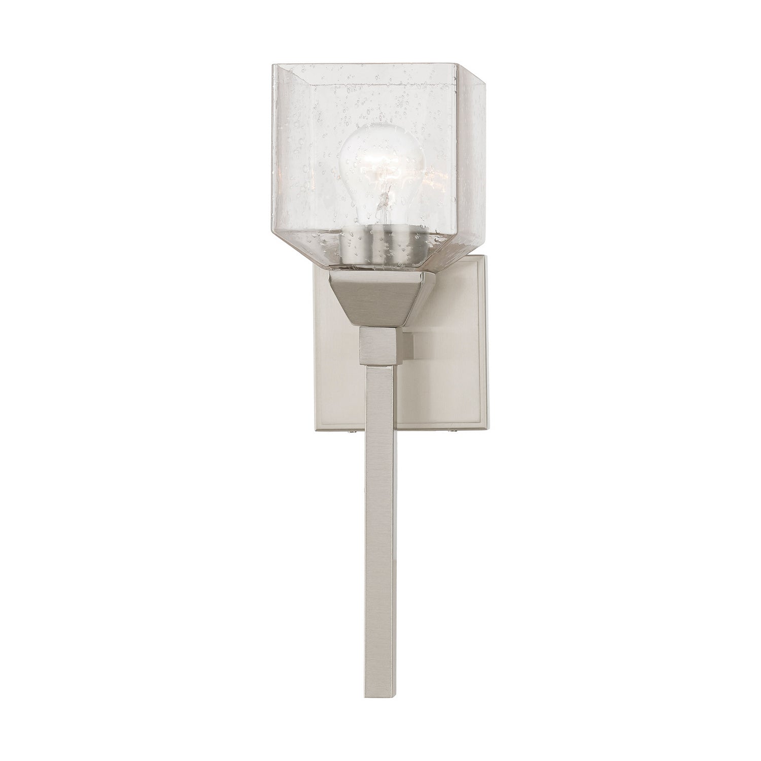 Livex Lighting - 10389-91 - One Light Vanity Sconce - Aragon - Brushed Nickel