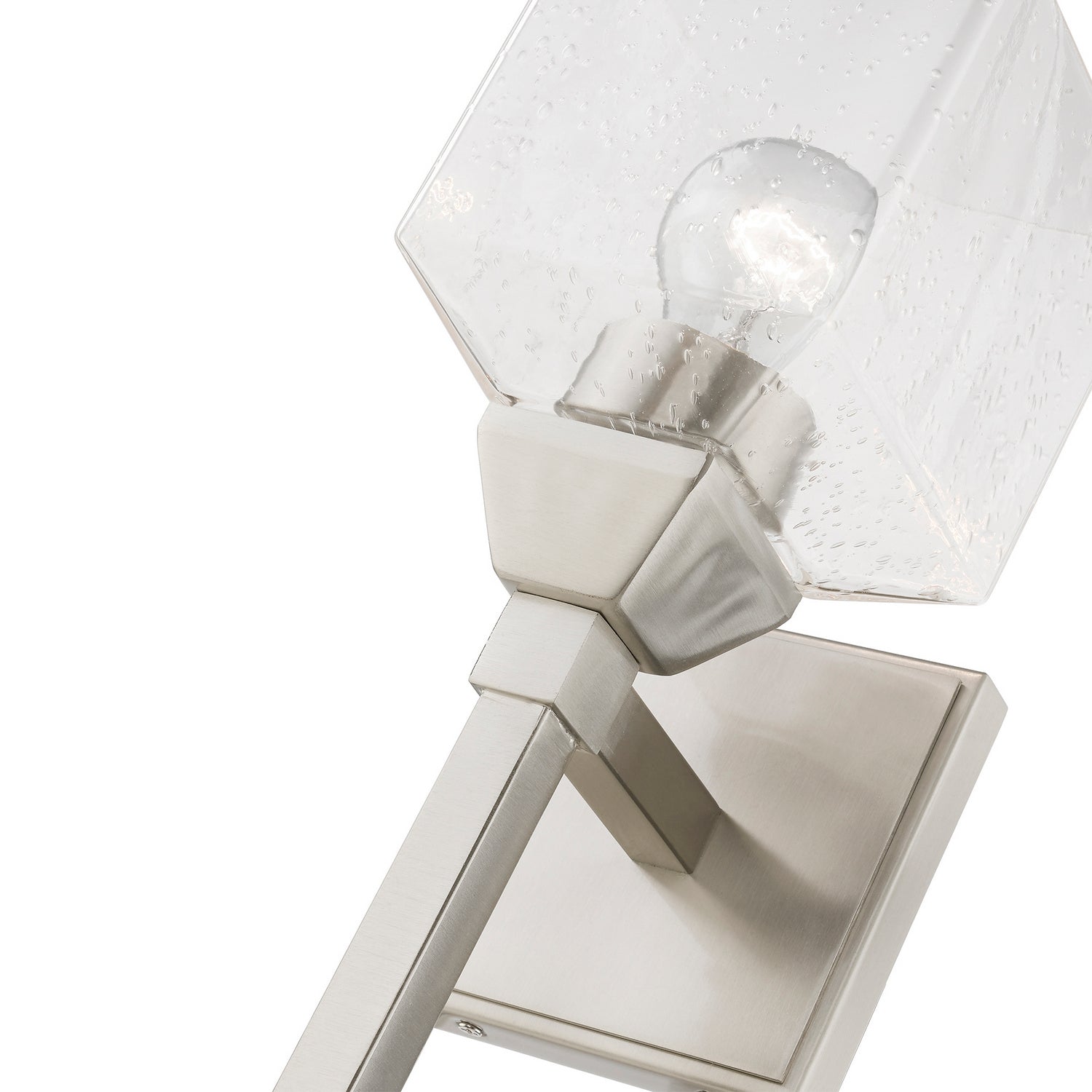Livex Lighting - 10389-91 - One Light Vanity Sconce - Aragon - Brushed Nickel