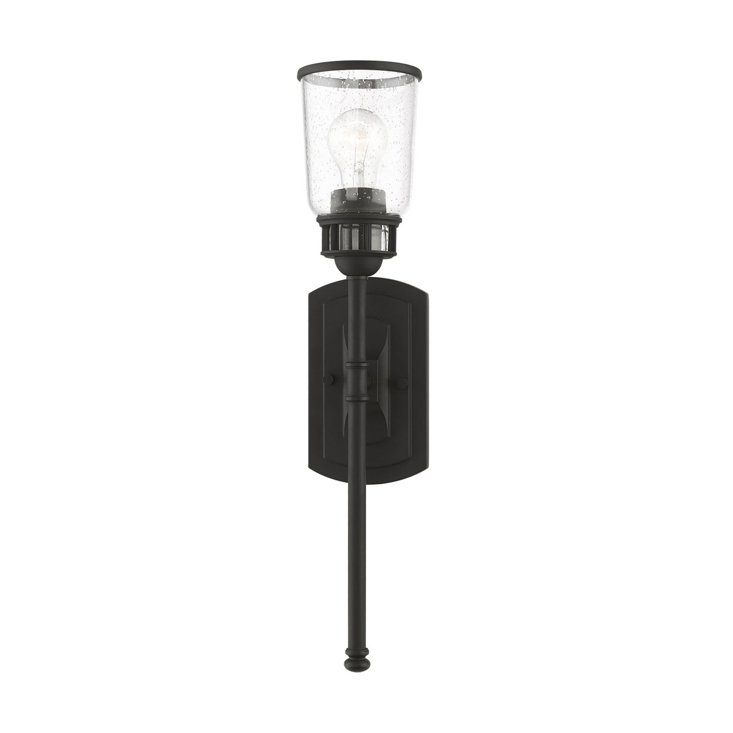 Livex Lighting - 10511-04 - One Light Wall Sconce - Lawrenceville - Black