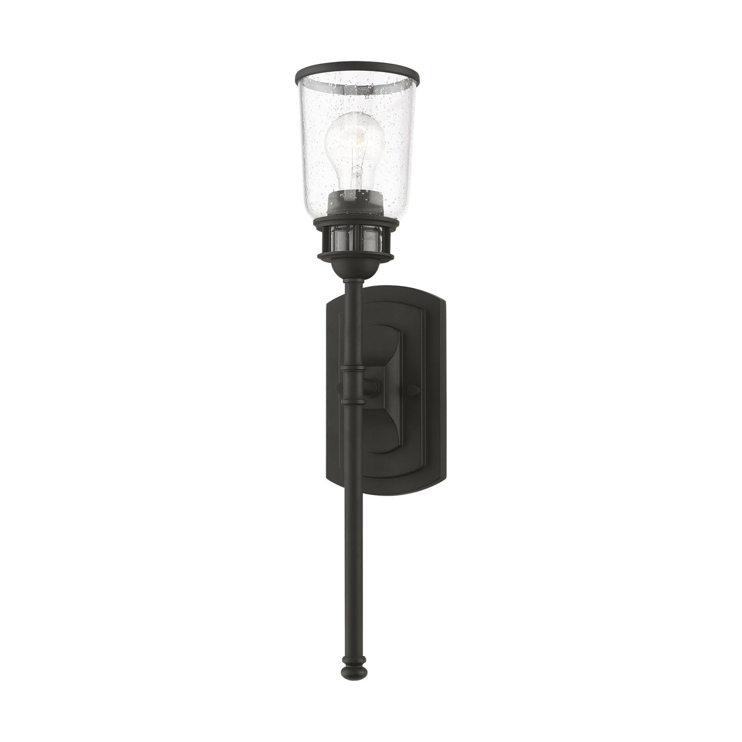 Livex Lighting - 10511-04 - One Light Wall Sconce - Lawrenceville - Black