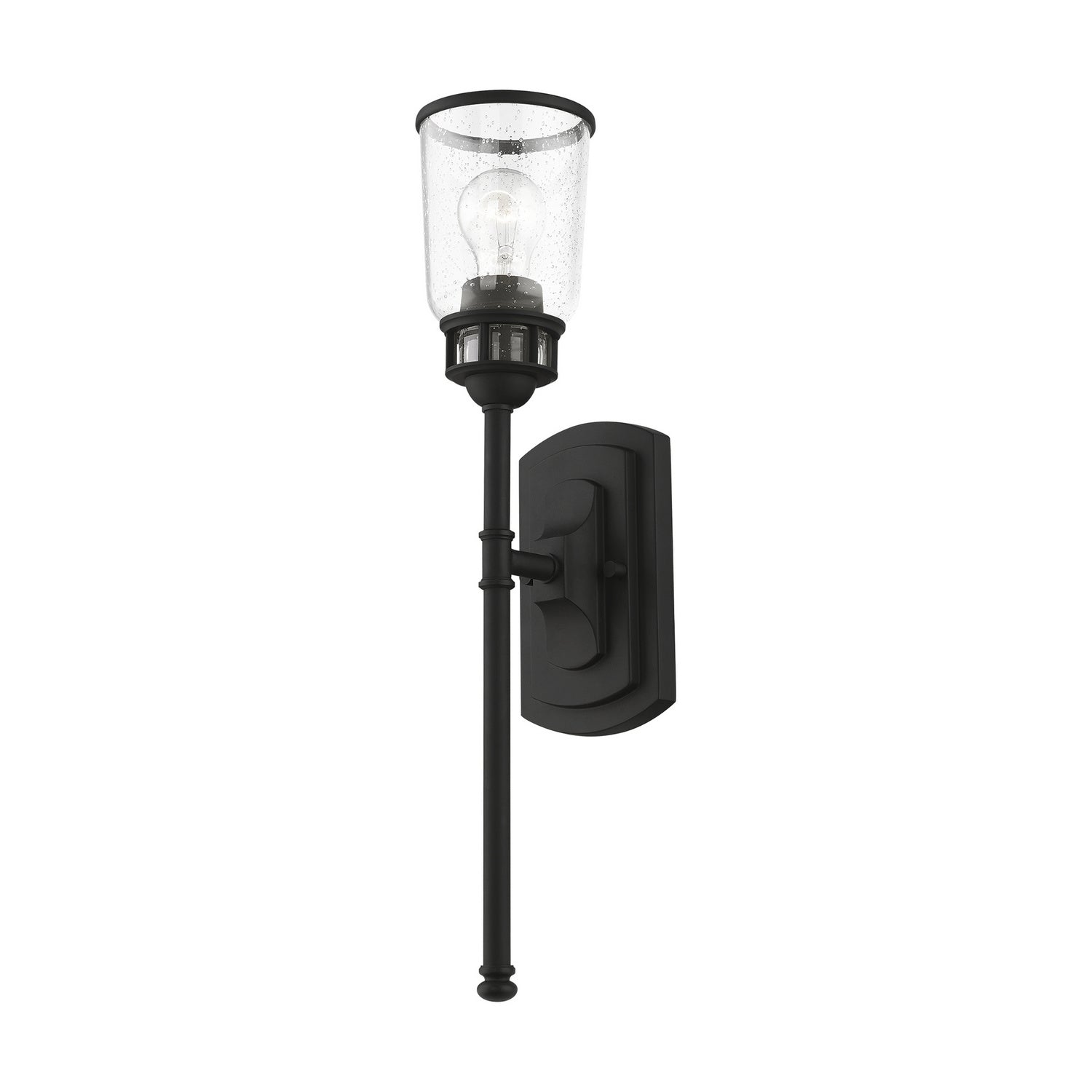 Livex Lighting - 10511-04 - One Light Wall Sconce - Lawrenceville - Black