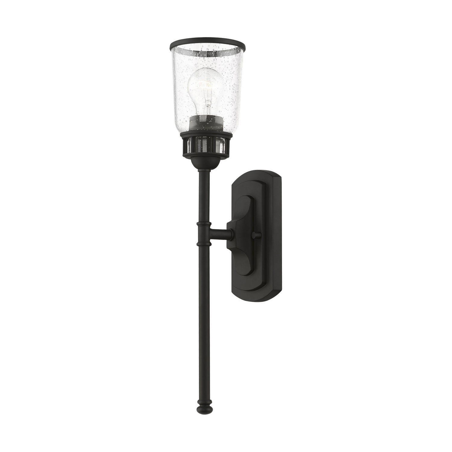 Livex Lighting - 10511-04 - One Light Wall Sconce - Lawrenceville - Black