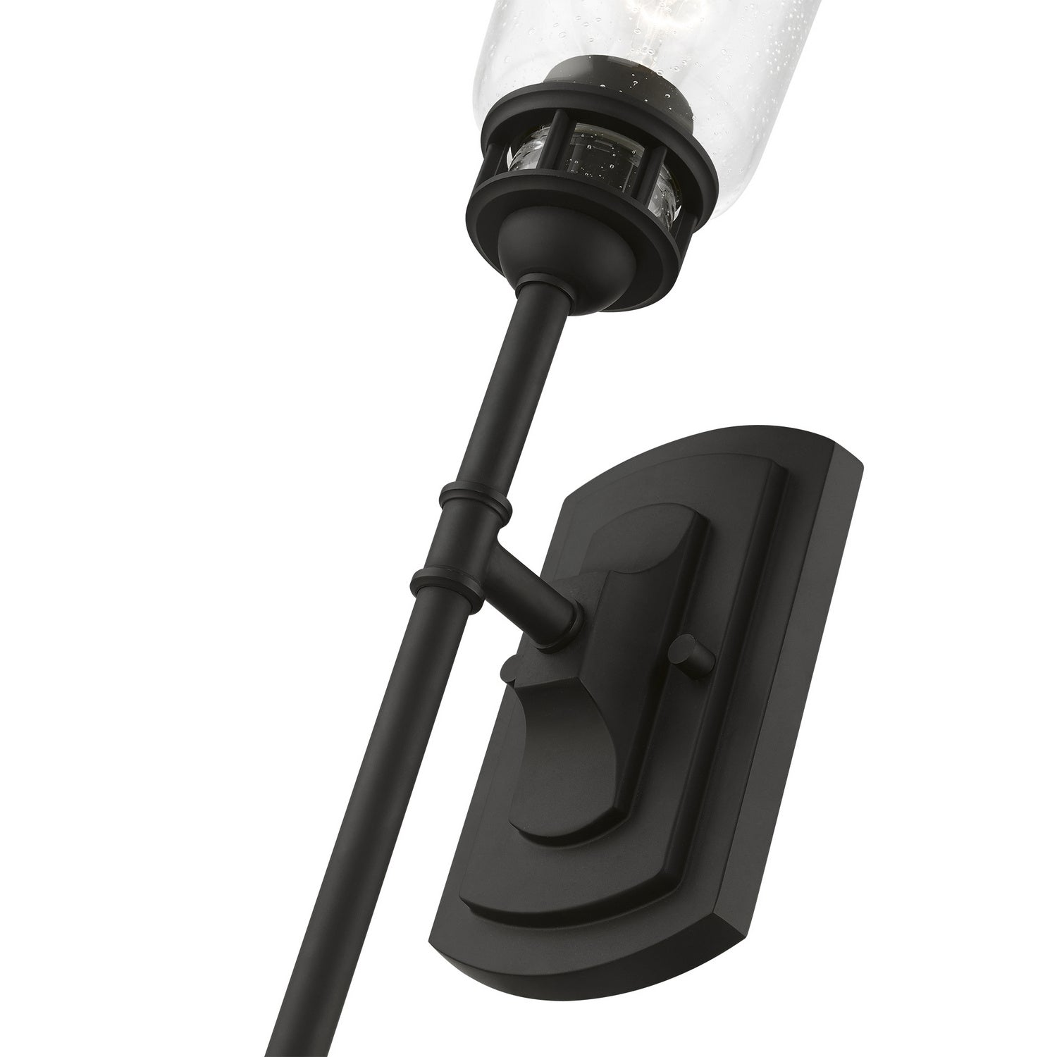 Livex Lighting - 10511-04 - One Light Wall Sconce - Lawrenceville - Black