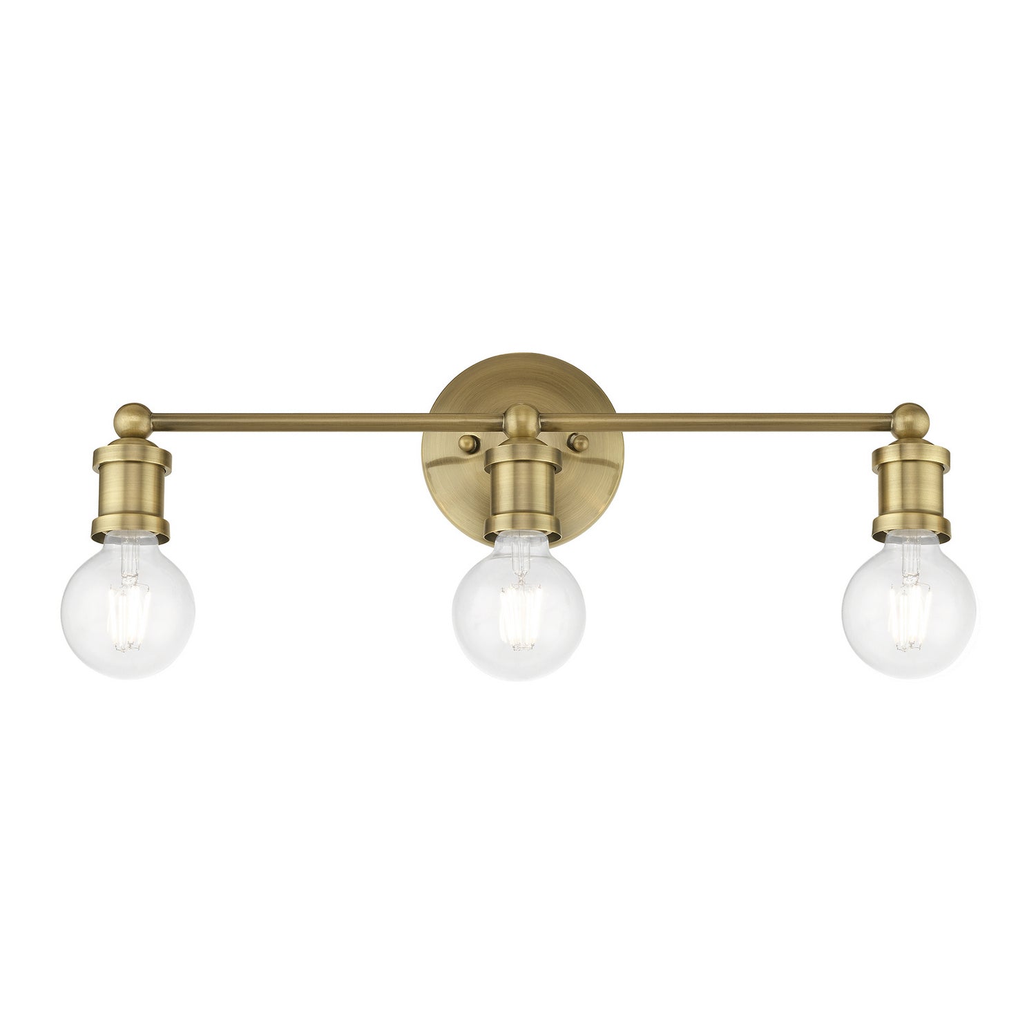 Livex Lighting - 14423-01 - Three Light Vanity Sconce - Lansdale - Antique Brass