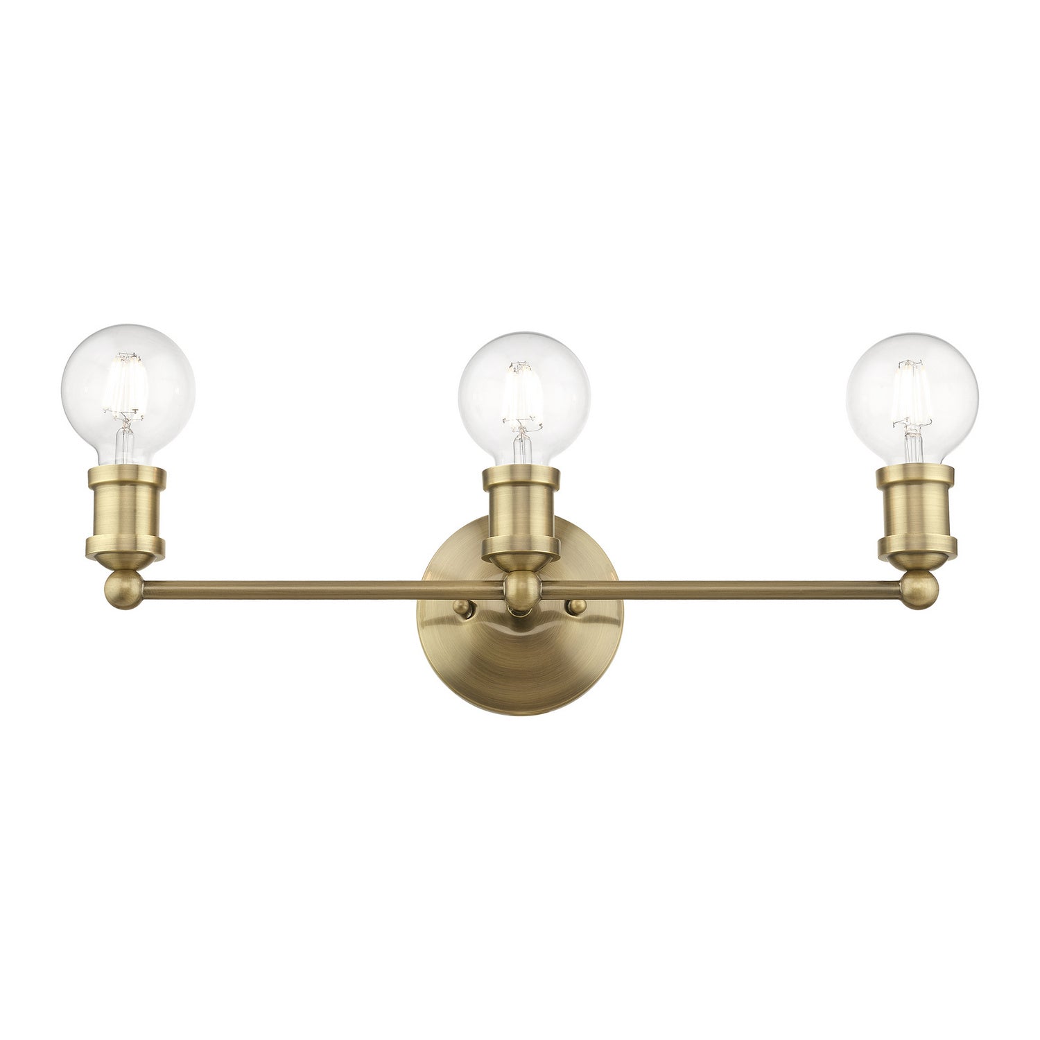 Livex Lighting - 14423-01 - Three Light Vanity Sconce - Lansdale - Antique Brass