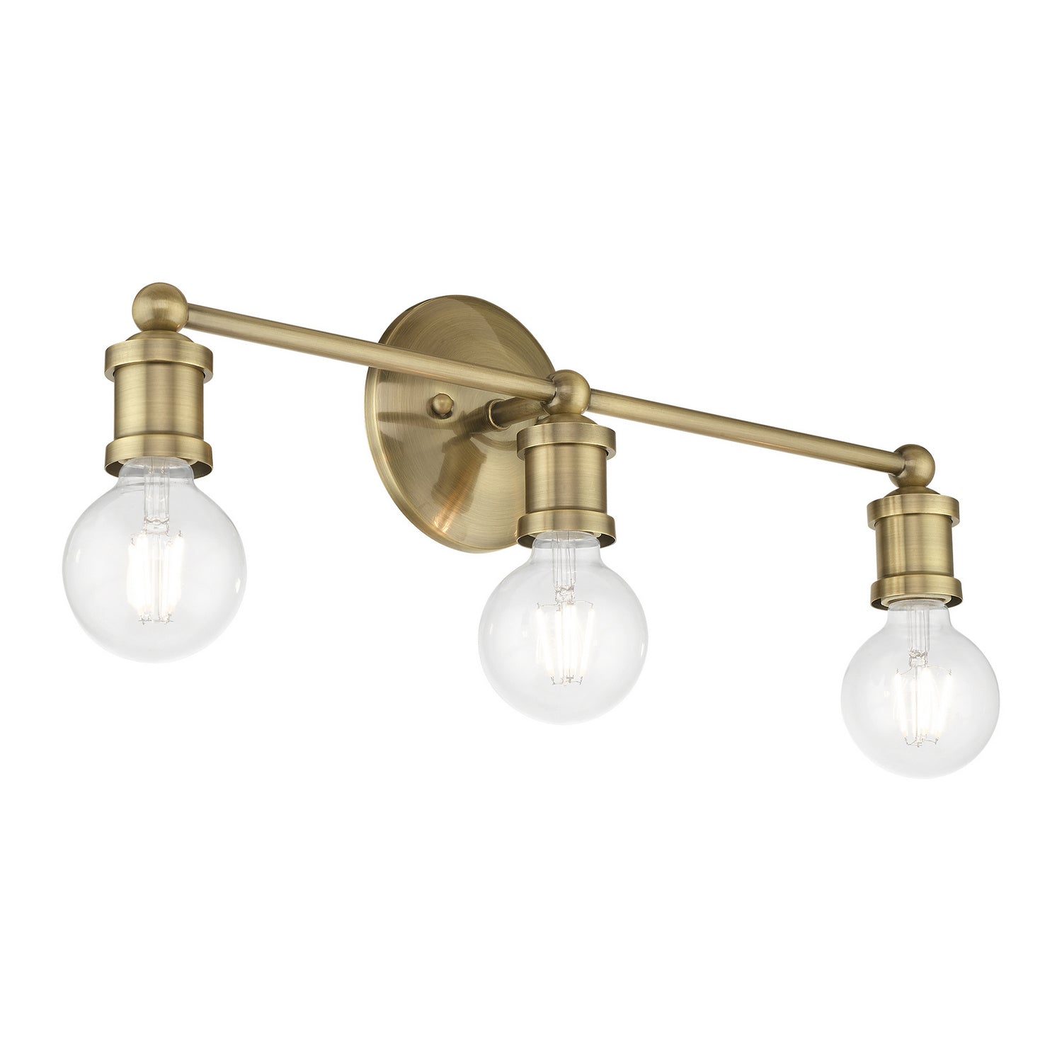 Livex Lighting - 14423-01 - Three Light Vanity Sconce - Lansdale - Antique Brass