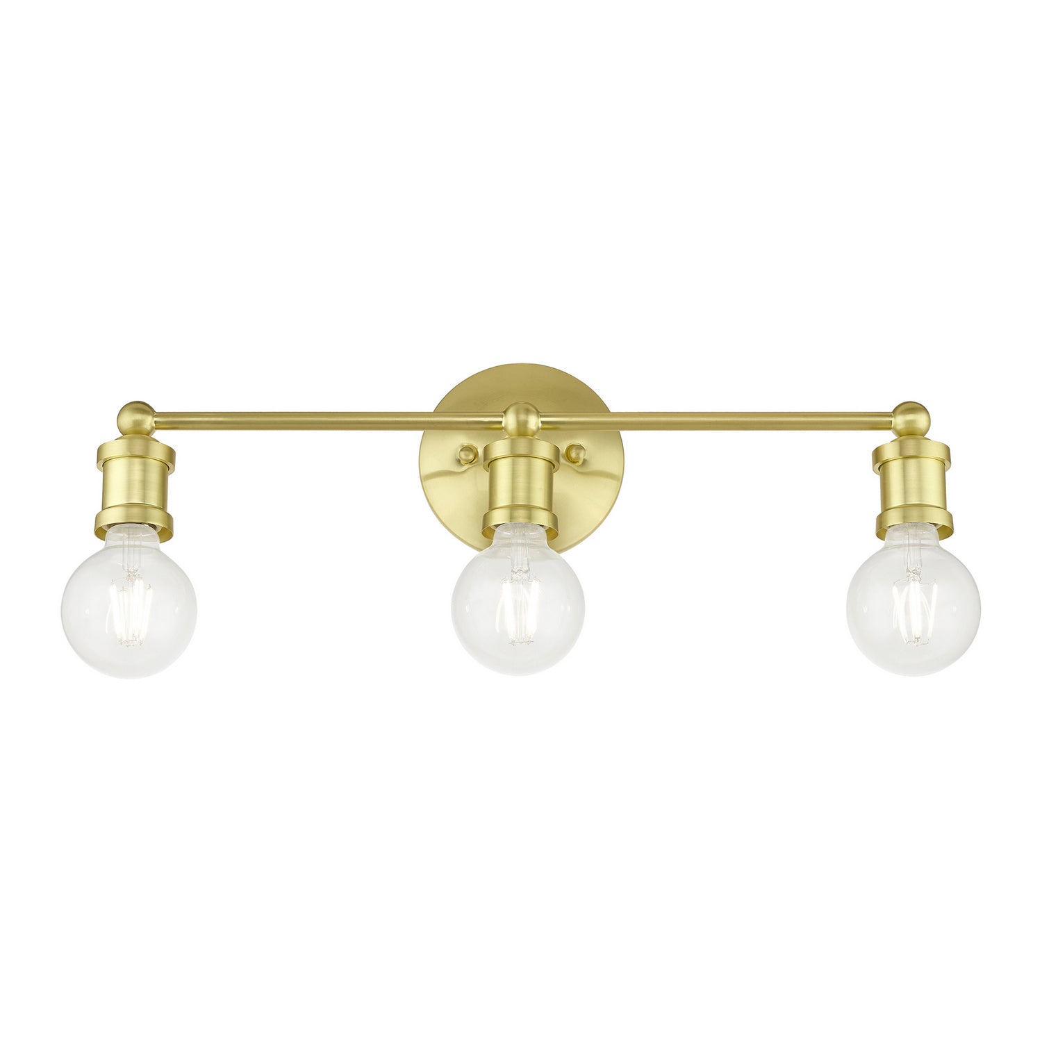 Livex Lighting - 14423-12 - Three Light Vanity Sconce - Lansdale - Satin Brass