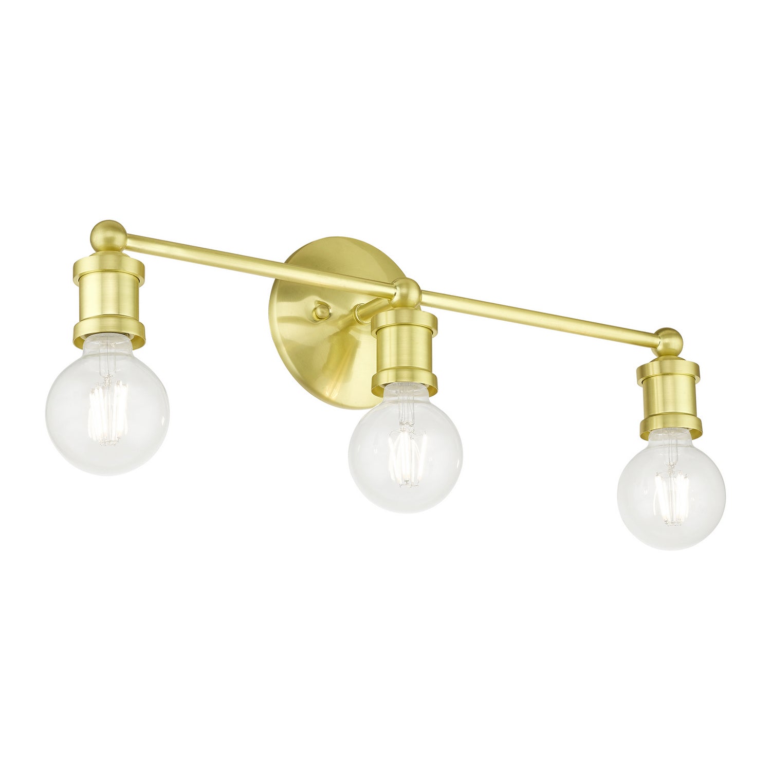 Livex Lighting - 14423-12 - Three Light Vanity Sconce - Lansdale - Satin Brass