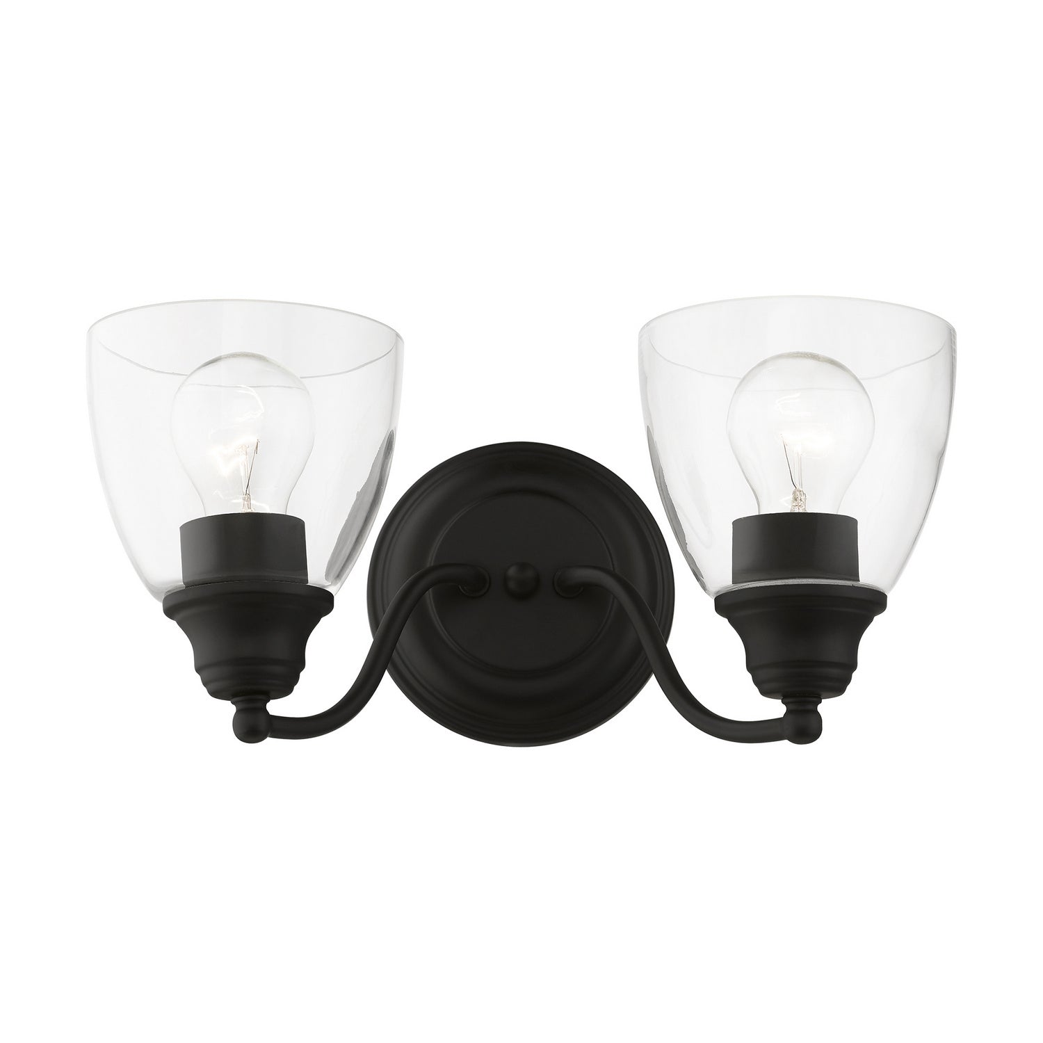 Livex Lighting - 15132-04 - Two Light Vanity Sconce - Montgomery - Black