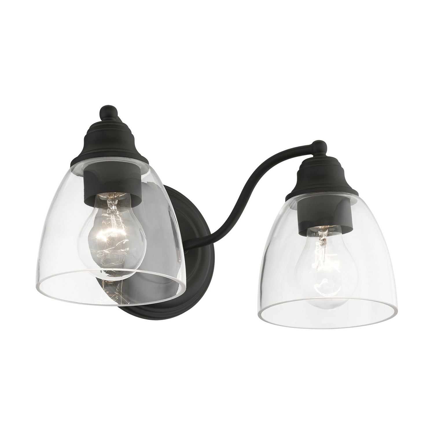 Livex Lighting - 15132-04 - Two Light Vanity Sconce - Montgomery - Black