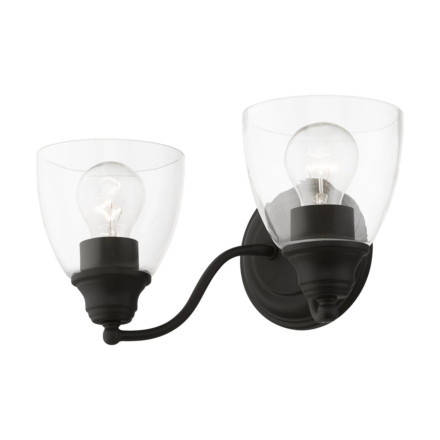 Livex Lighting - 15132-04 - Two Light Vanity Sconce - Montgomery - Black