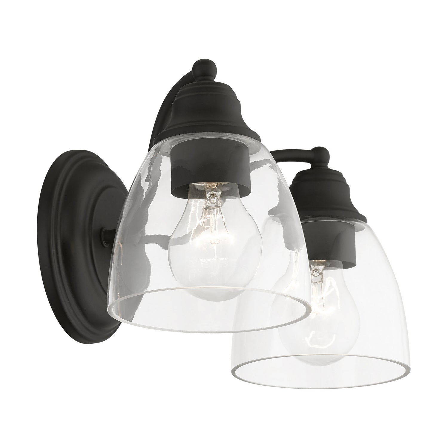 Livex Lighting - 15132-04 - Two Light Vanity Sconce - Montgomery - Black