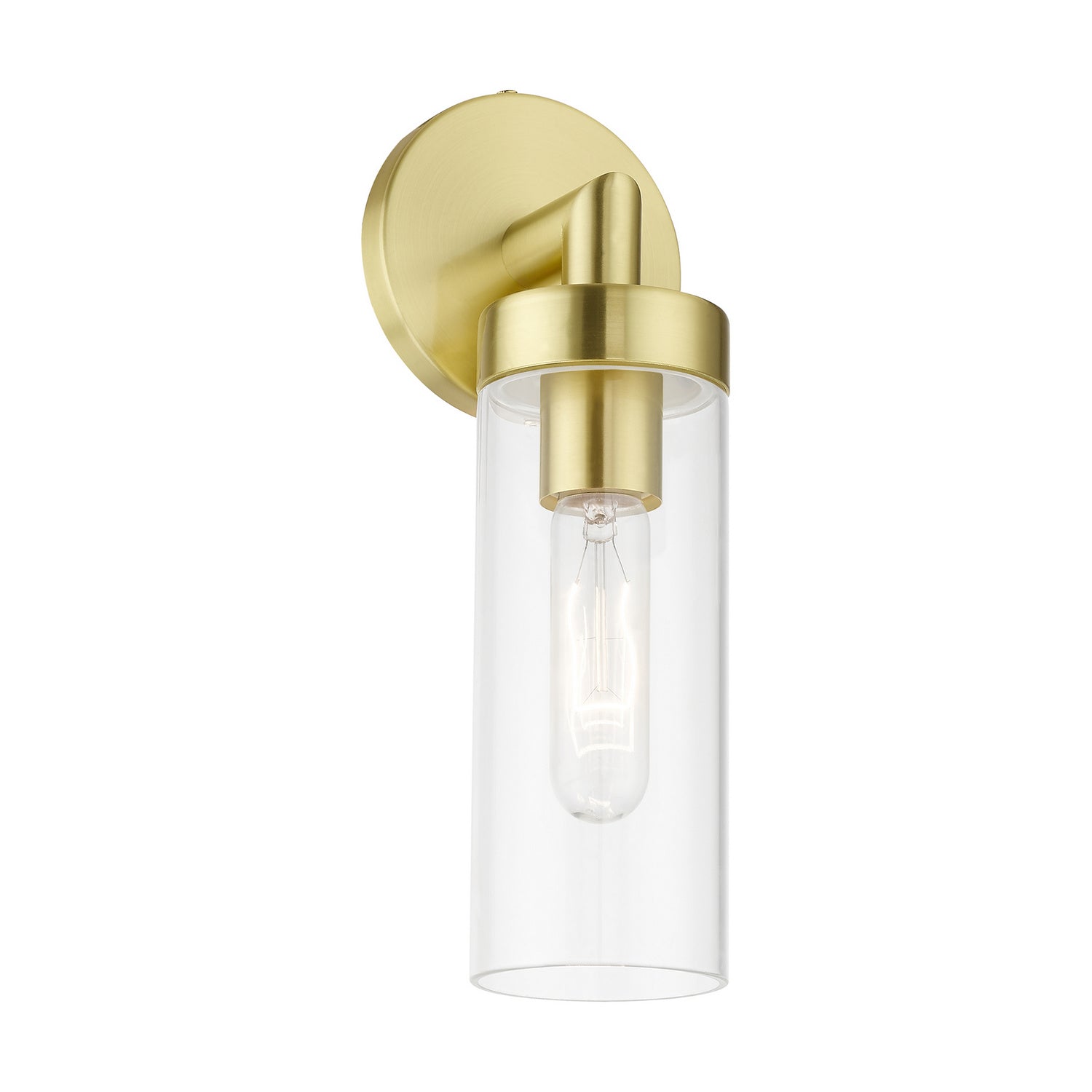 Livex Lighting - 16171-12 - One Light Wall Sconce - Ludlow - Satin Brass