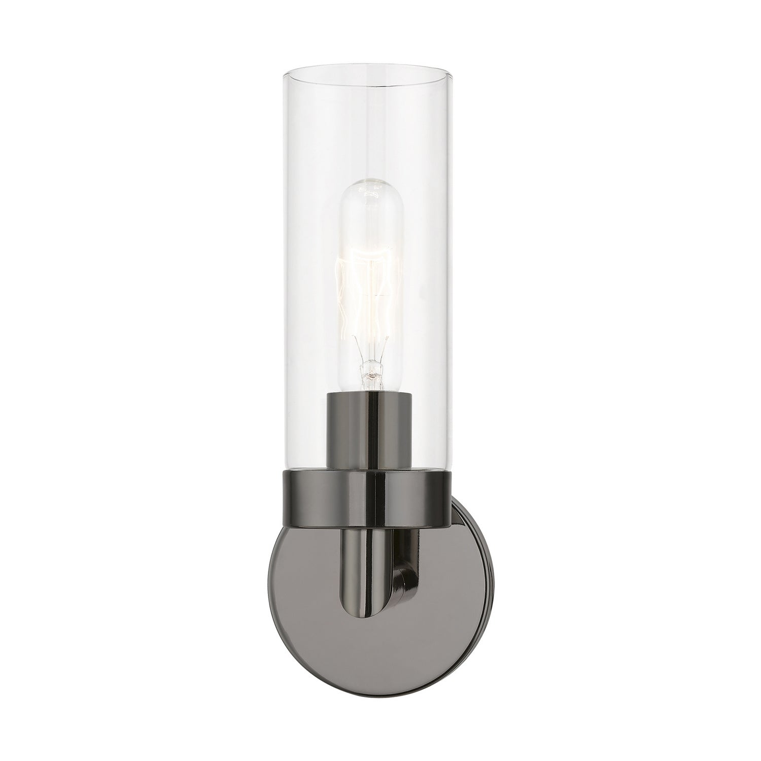 Livex Lighting - 16171-46 - One Light Wall Sconce - Ludlow - Black Chrome