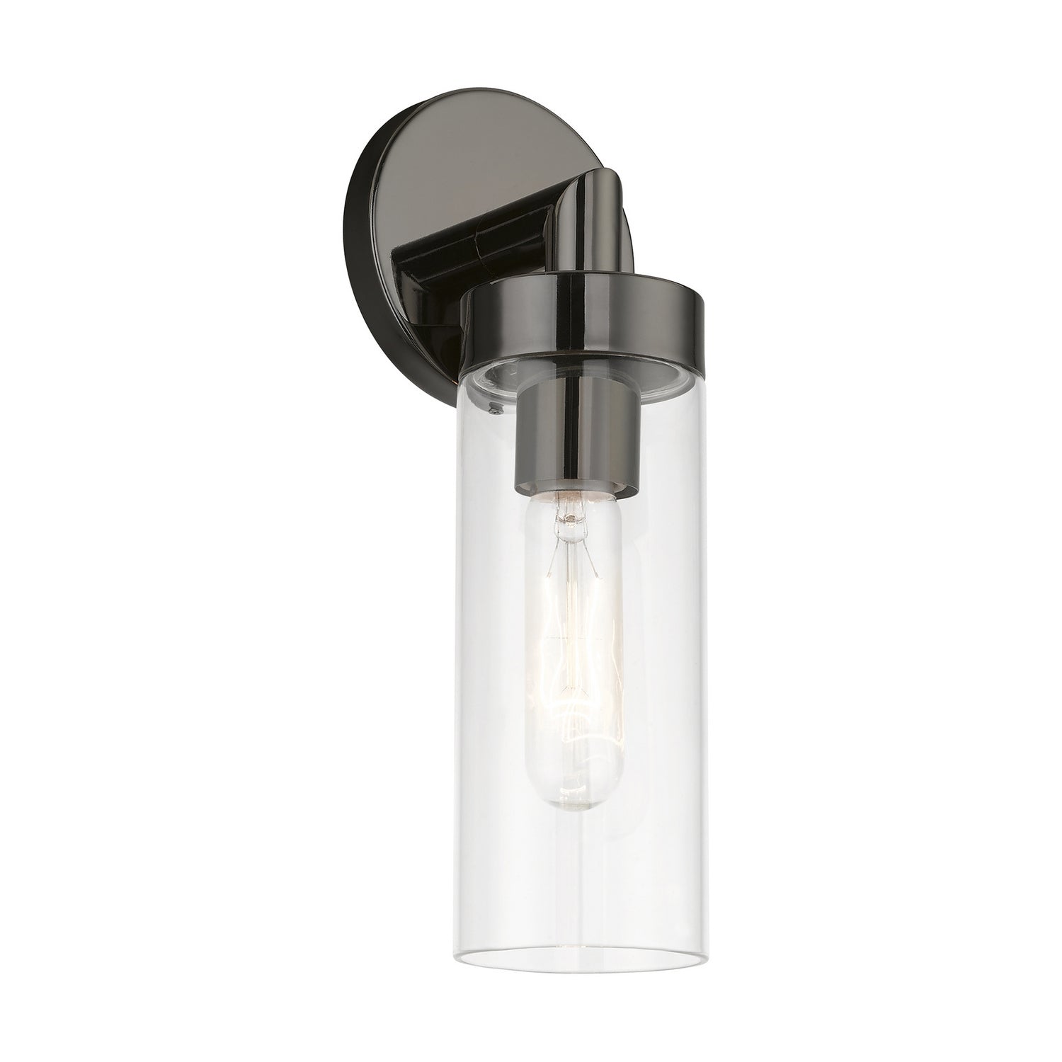 Livex Lighting - 16171-46 - One Light Wall Sconce - Ludlow - Black Chrome