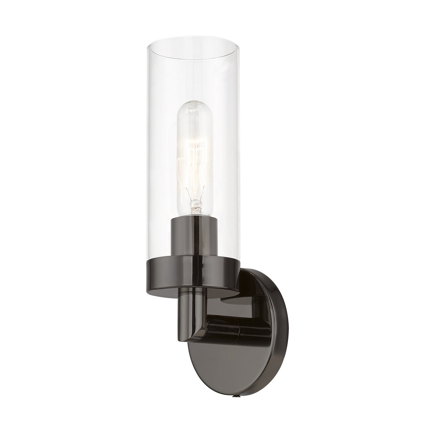 Livex Lighting - 16171-46 - One Light Wall Sconce - Ludlow - Black Chrome