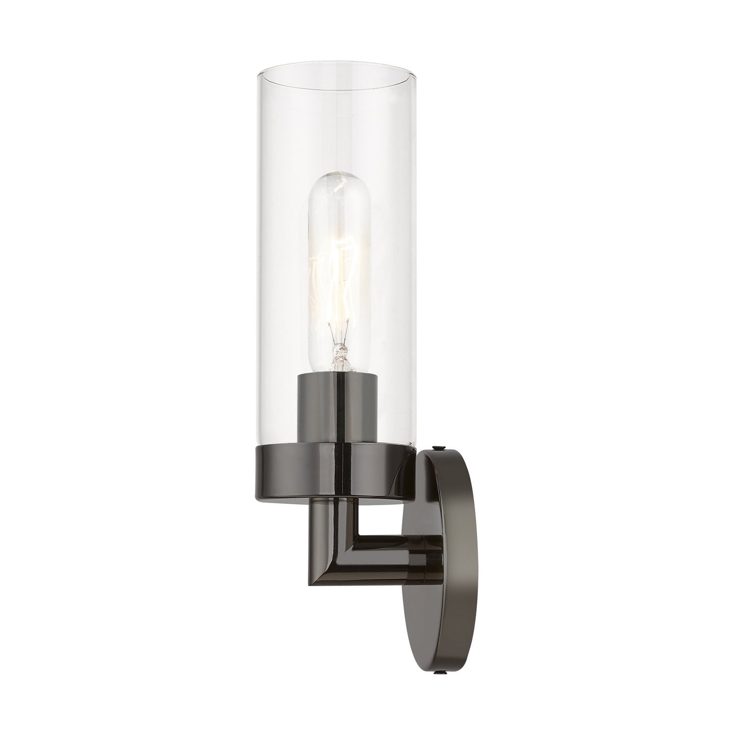 Livex Lighting - 16171-46 - One Light Wall Sconce - Ludlow - Black Chrome