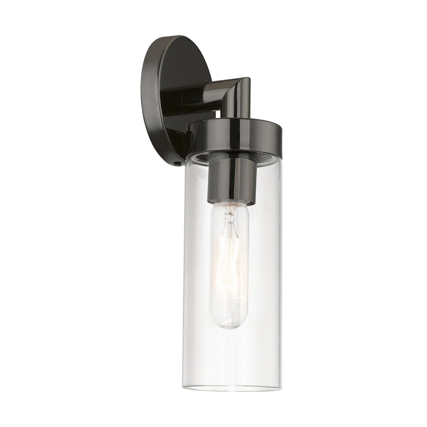 Livex Lighting - 16171-46 - One Light Wall Sconce - Ludlow - Black Chrome